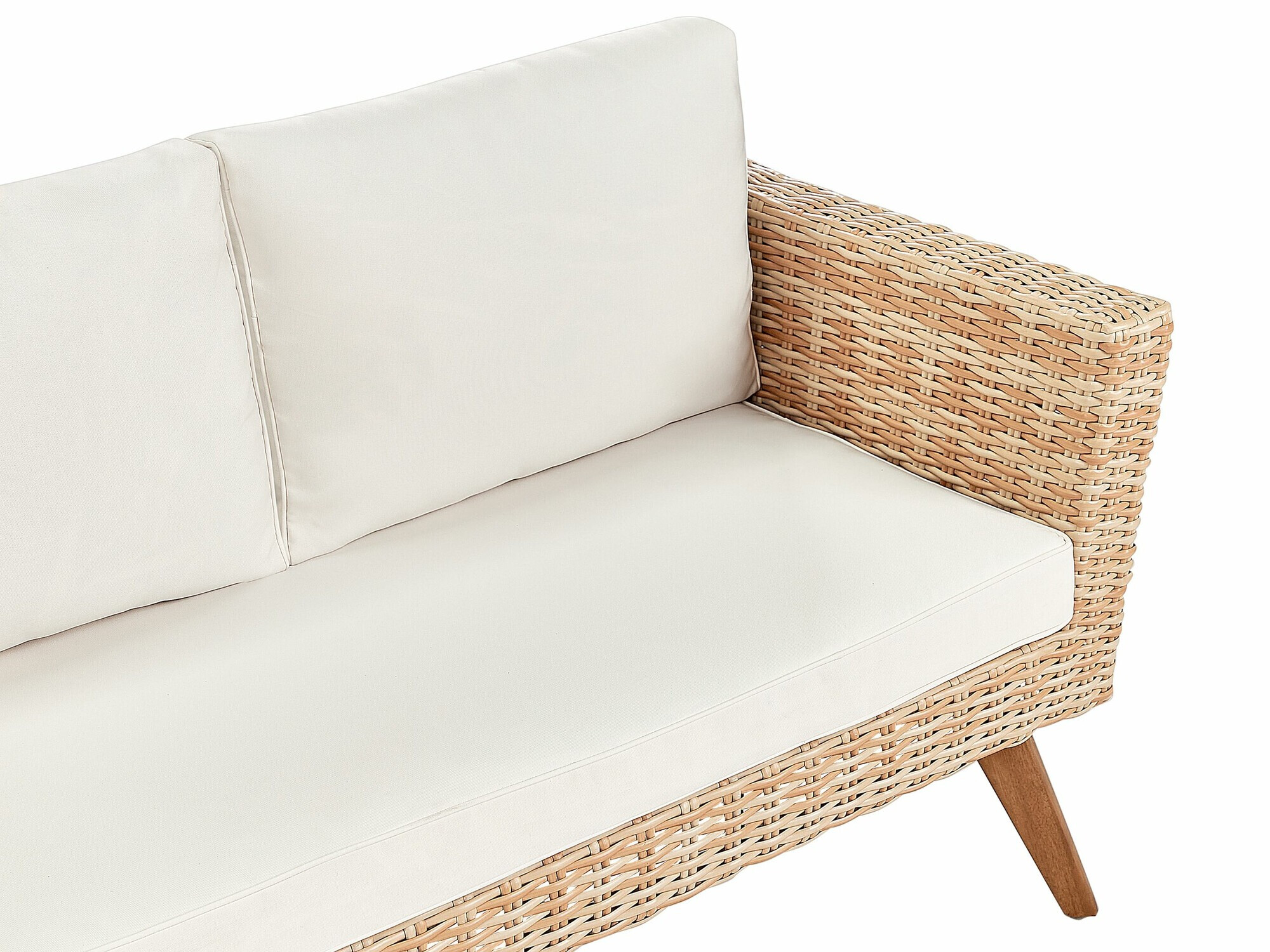 Dārza mēbeļu komplekts Berwyn 2626 (Gaiši brūns + Balts)