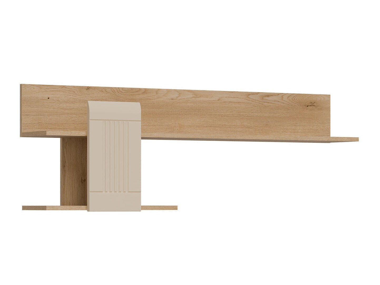 Настенная полка Teselbu 115 (Кашемир + Дуб)