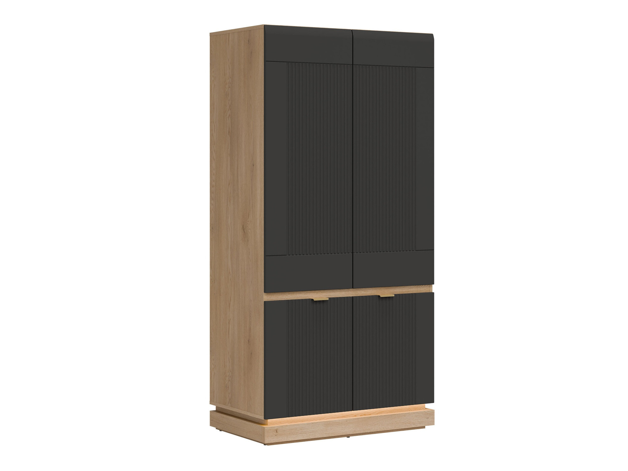 Шкаф Teselbu 113 (Антрацит + Дуб)