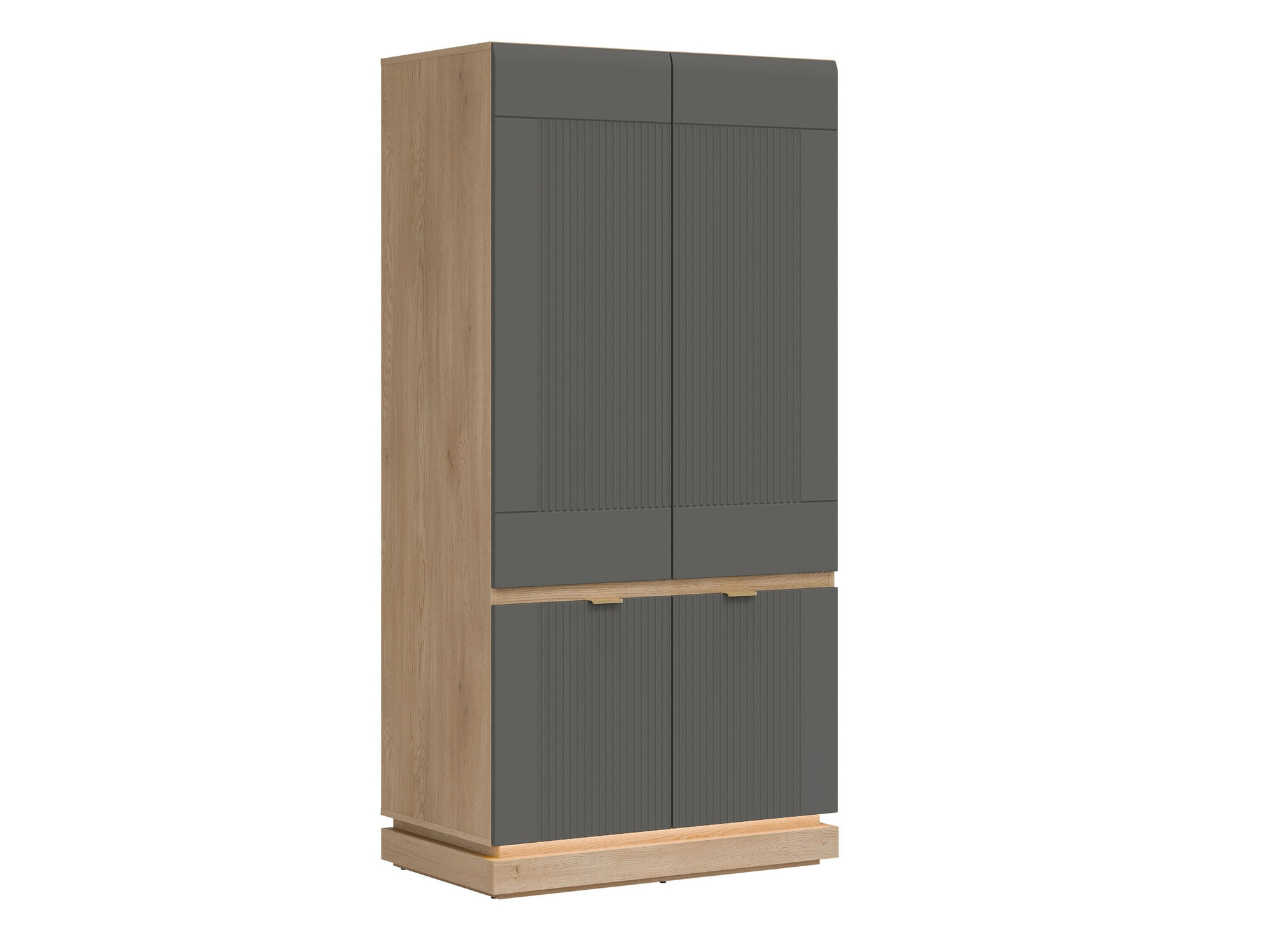Шкаф Teselbu 113 (Серый + Дуб)