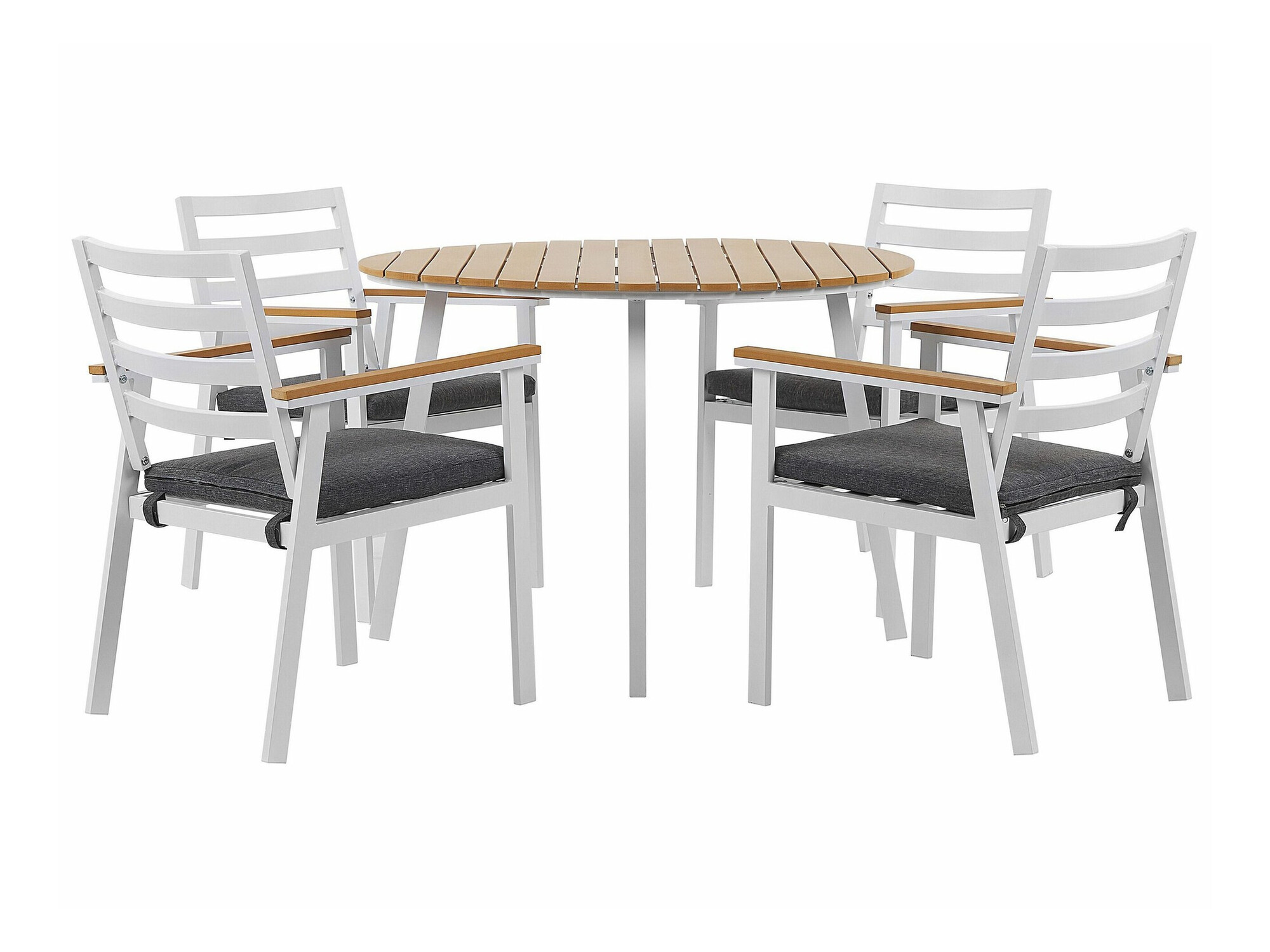 Galds un krēslu komplekts Berwyn 2629 (Pelēks)