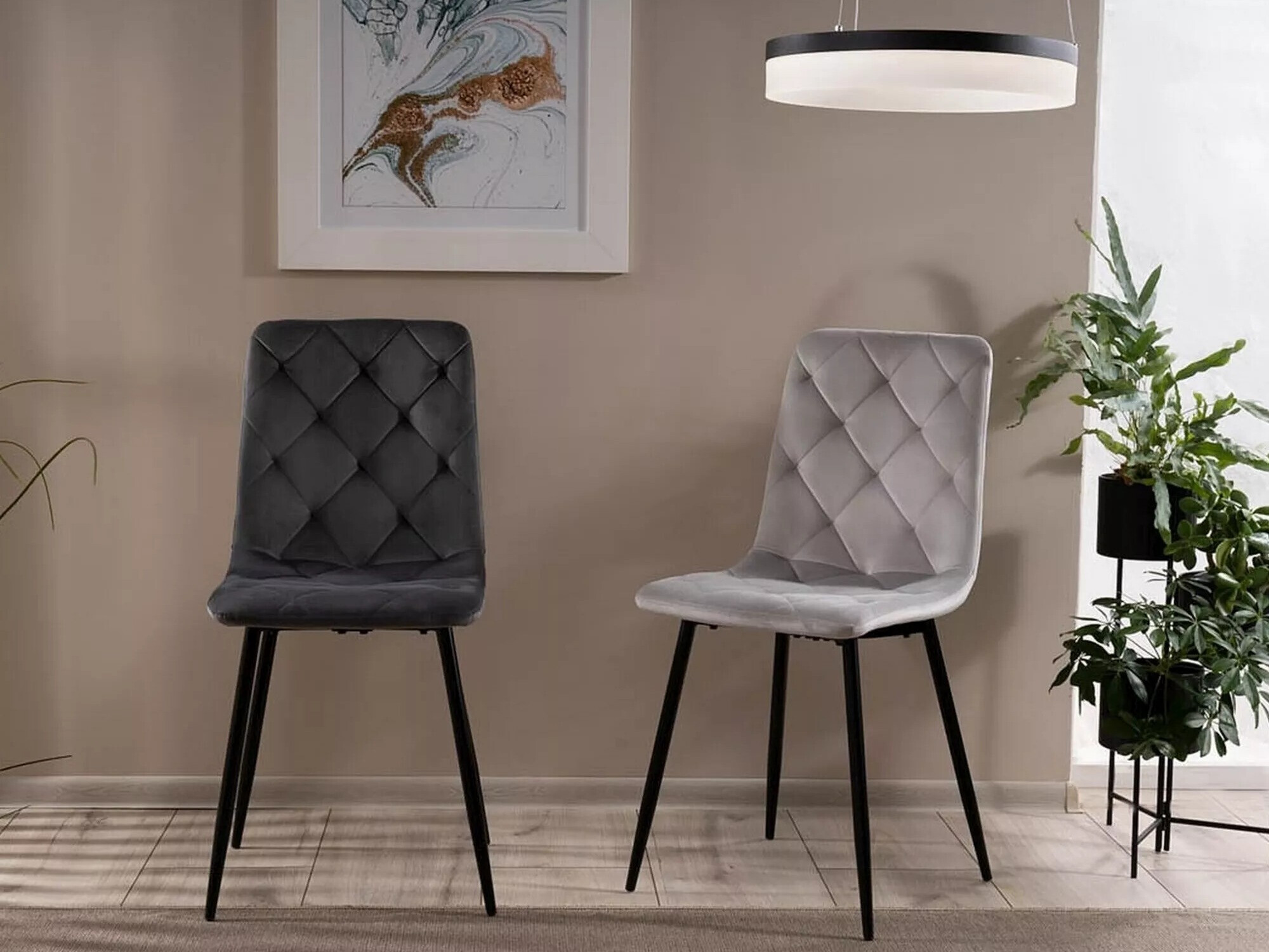 Krēsls Detroit 741 (Melns)