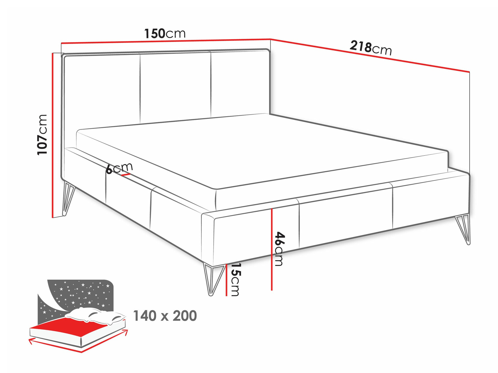 Кровать Clovis 118 (Ruben 2111)
