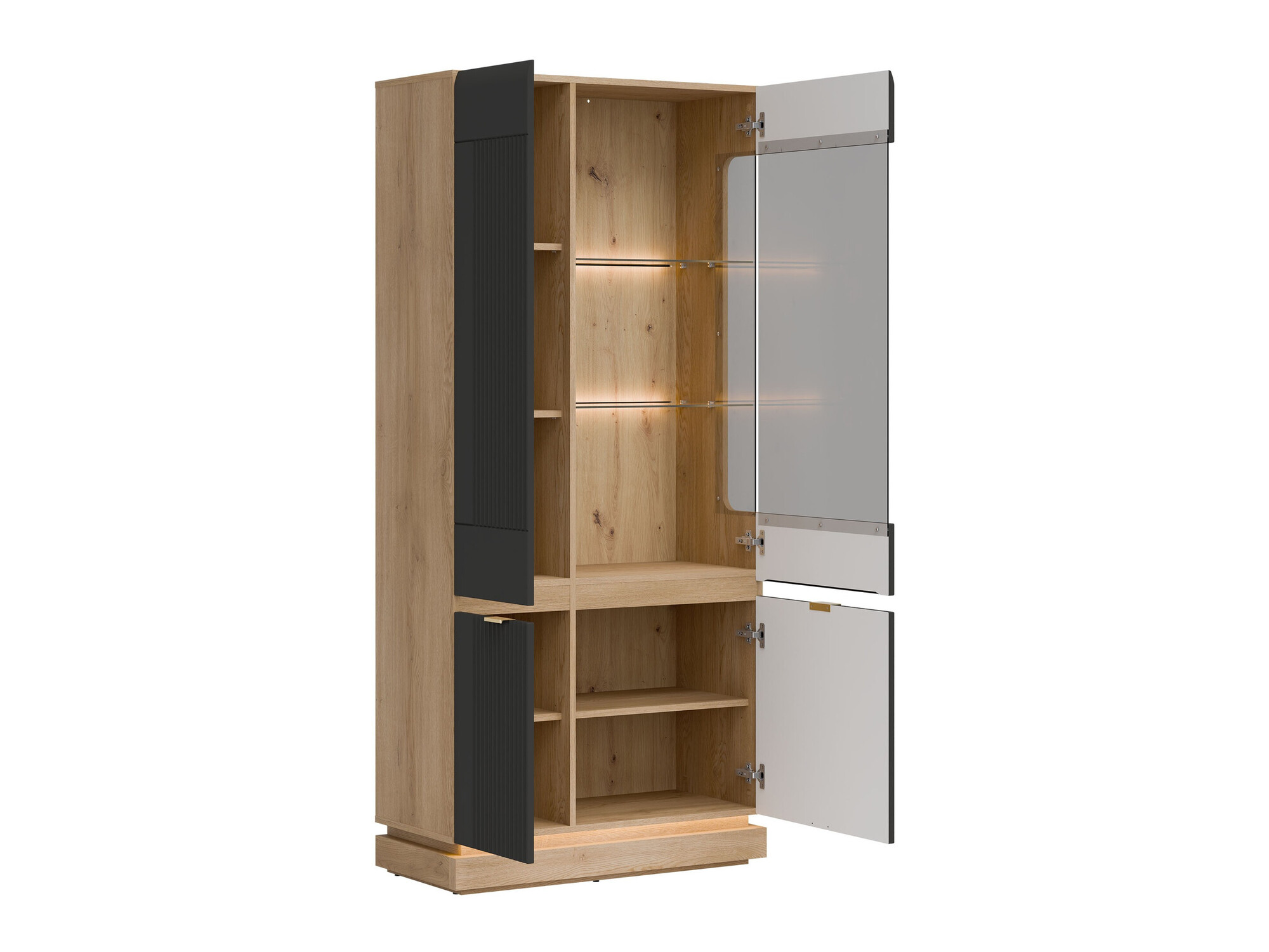 Набор для гостиной Teselbu 116 (Антрацит + Дуб)