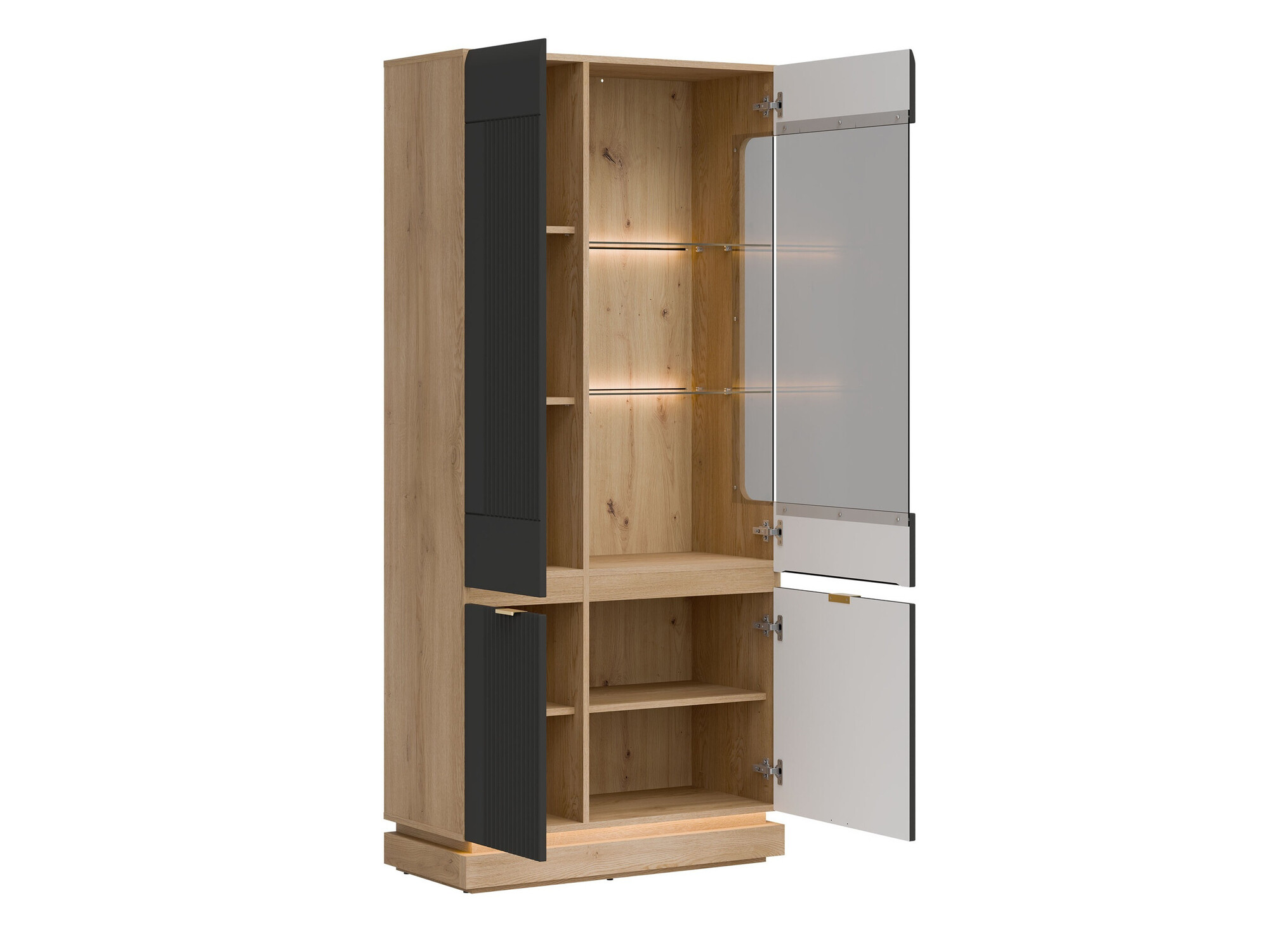 Набор для гостиной Teselbu 116 (Антрацит + Дуб)