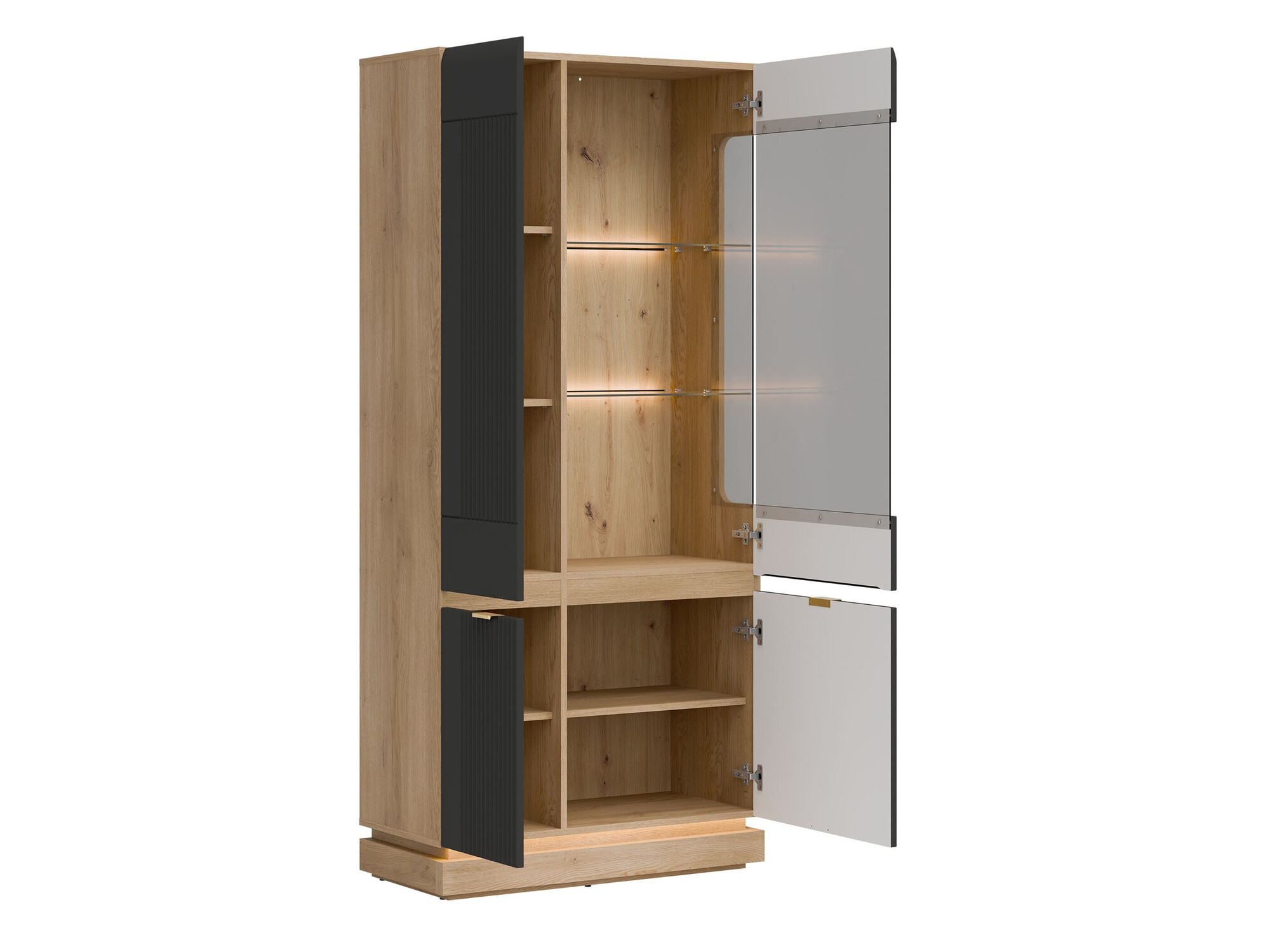 Набор для гостиной Teselbu 116 (Антрацит + Дуб)