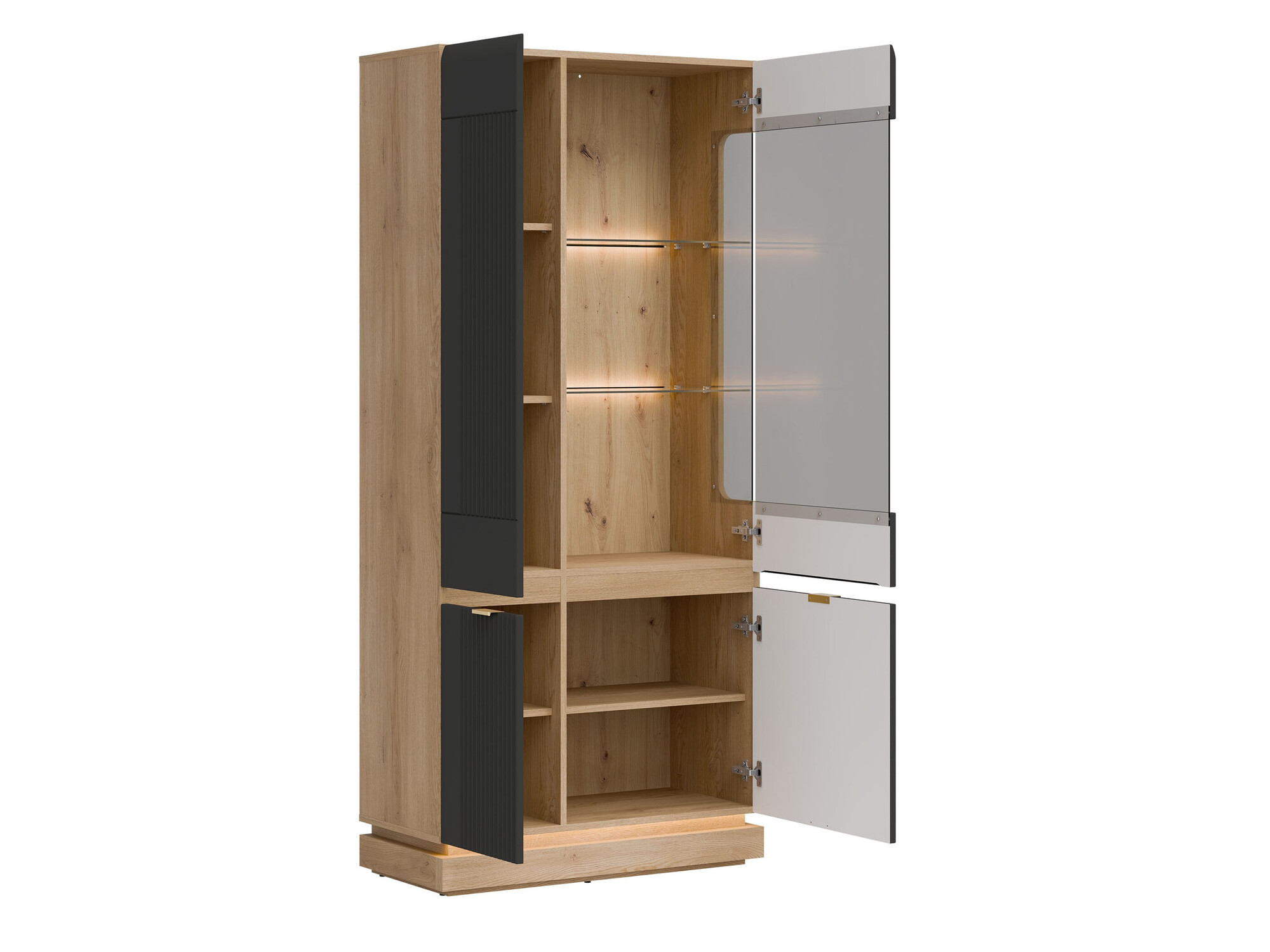 Набор для гостиной Teselbu 116 (Антрацит + Дуб)