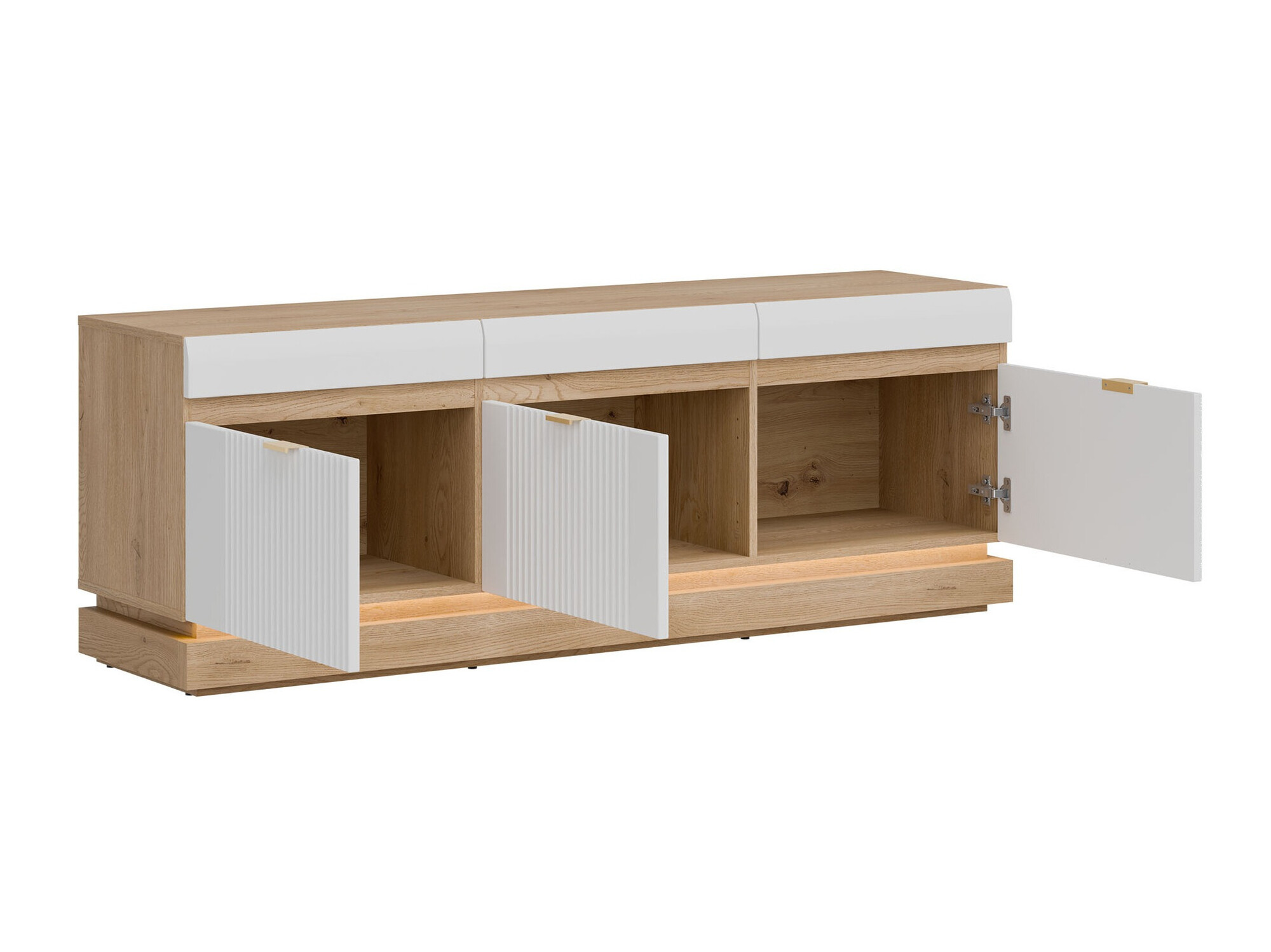 Набор для гостиной Teselbu 116 (Белый + Дуб)