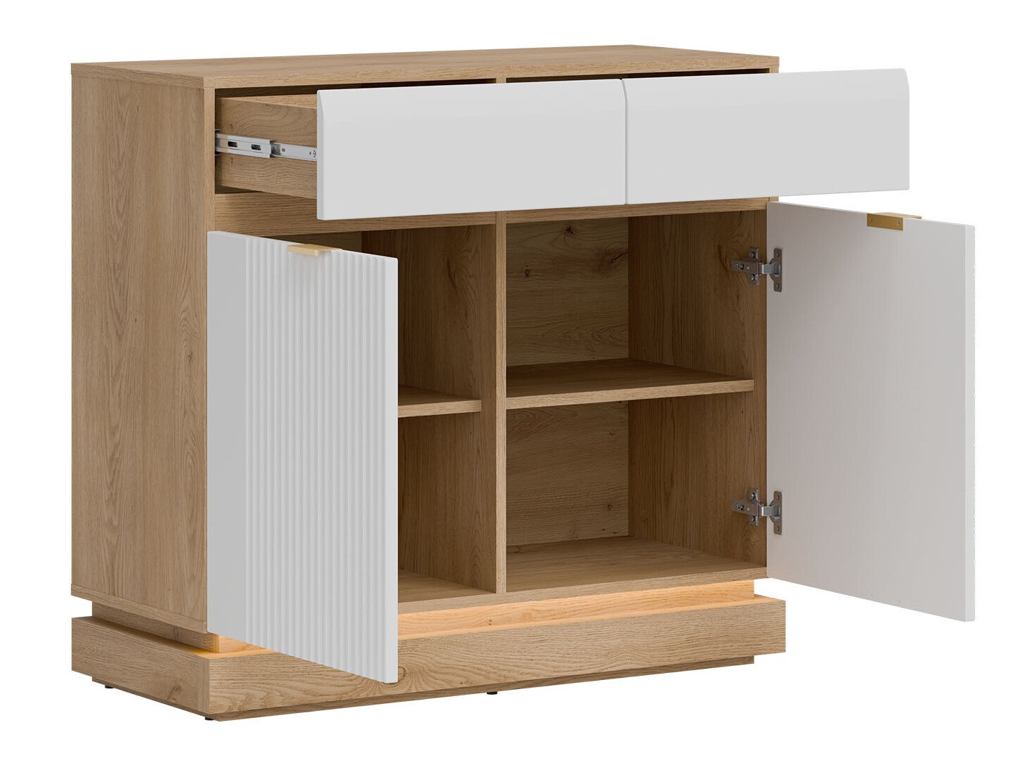 Набор для гостиной Teselbu 116 (Белый + Дуб)