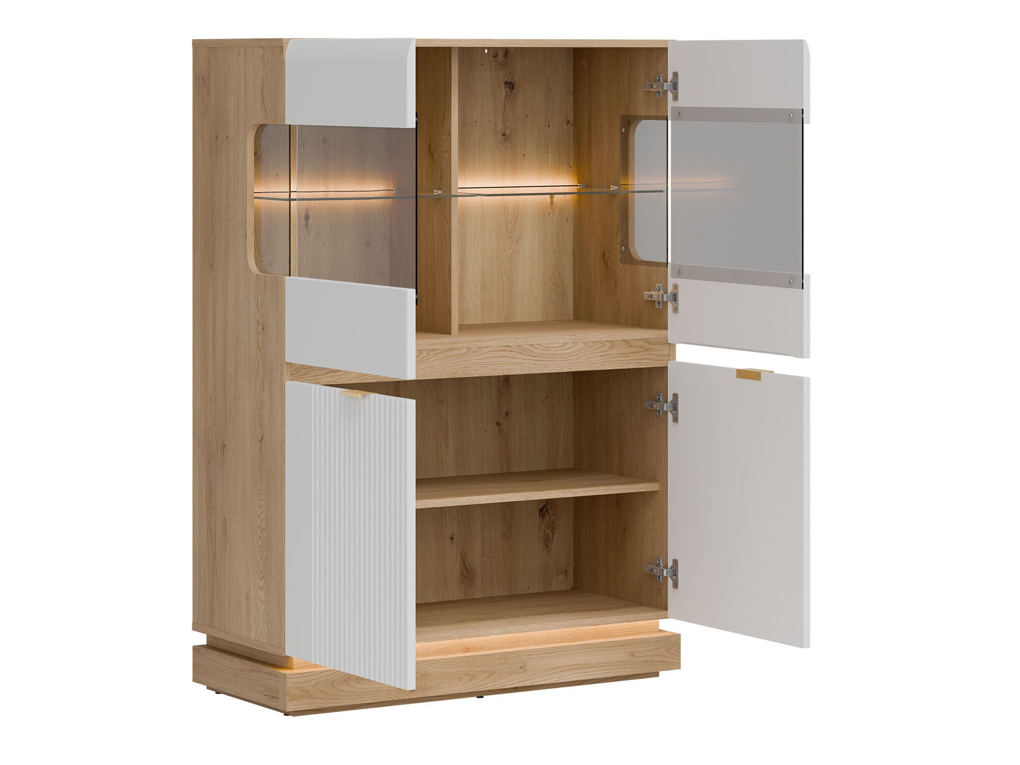 Набор для гостиной Teselbu 116 (Белый + Дуб)