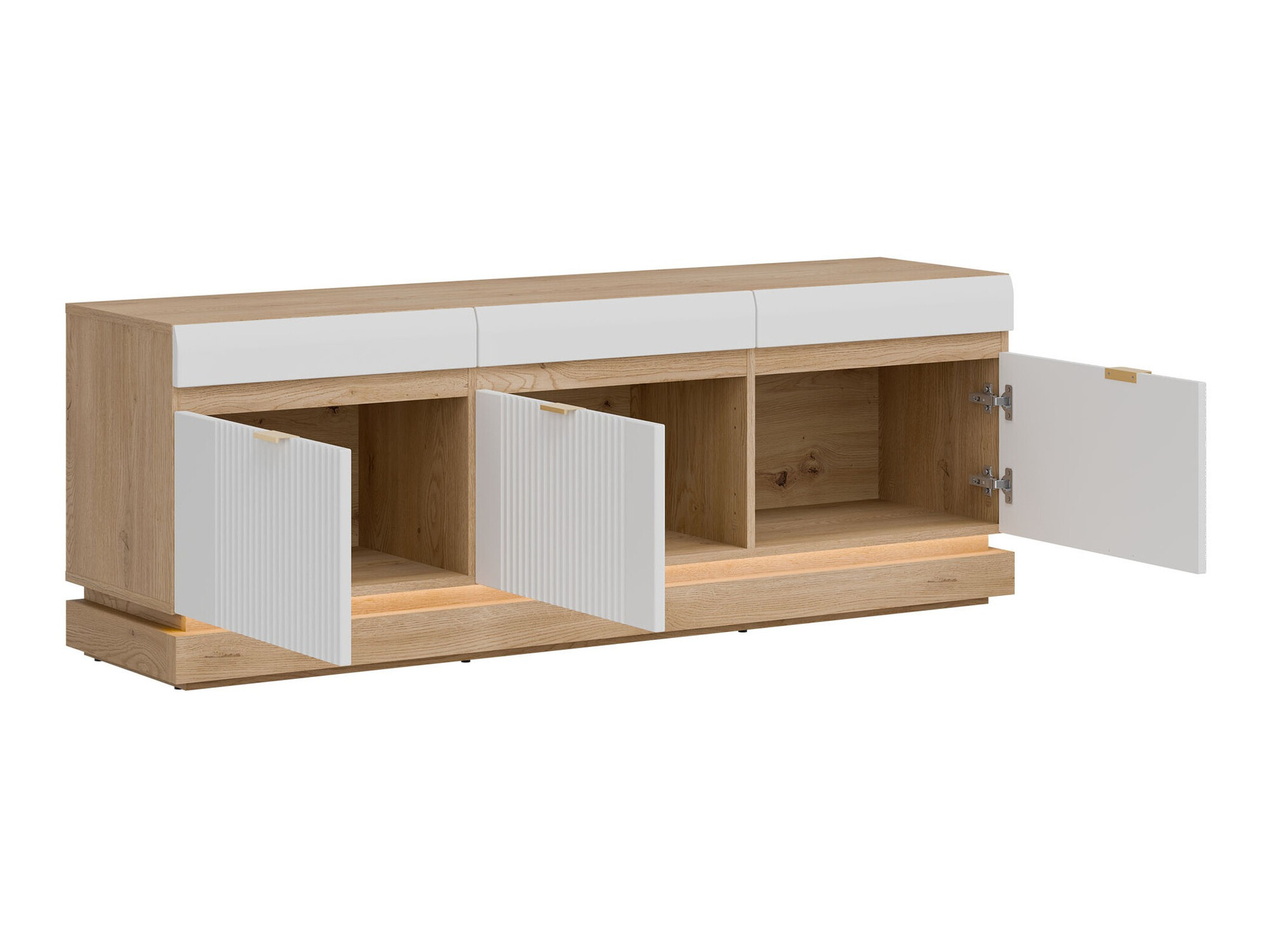 Набор для гостиной Teselbu 116 (Белый + Дуб)