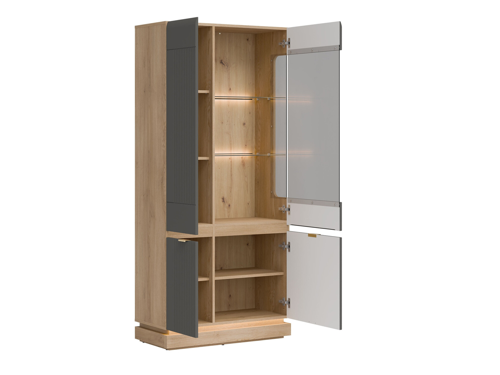 Набор для гостиной Teselbu 116 (Серый + Дуб)