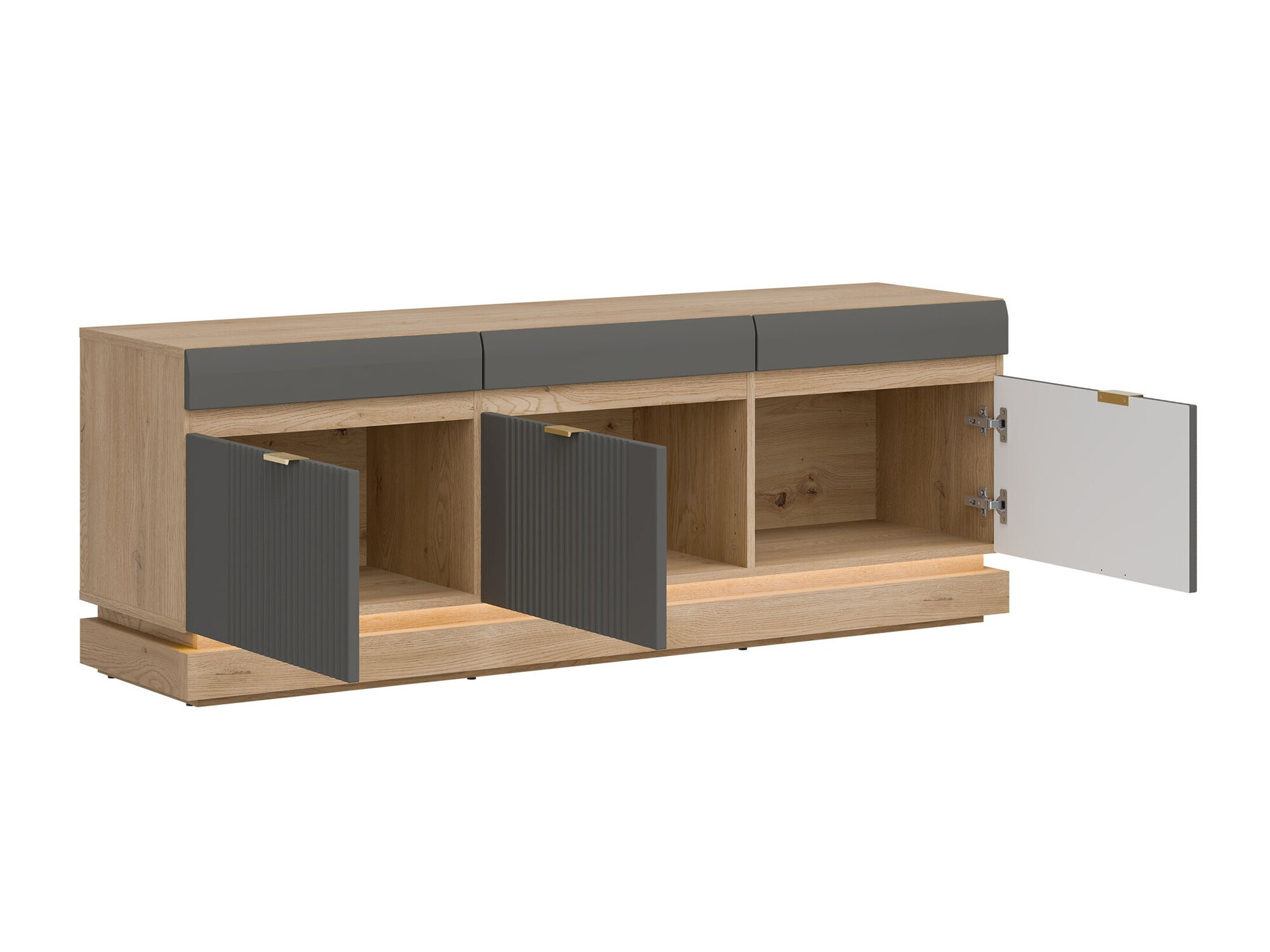 Набор для гостиной Teselbu 116 (Серый + Дуб)