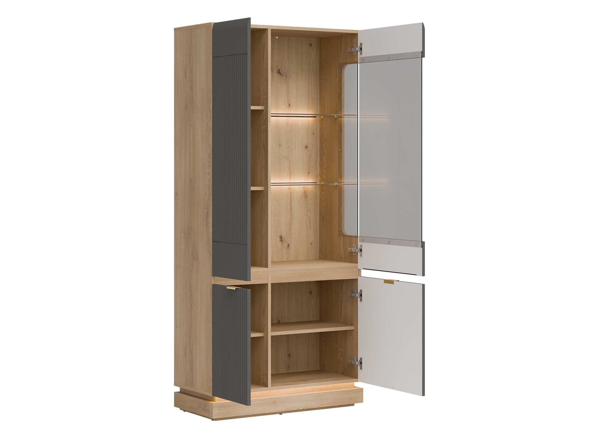 Набор для гостиной Teselbu 116 (Серый + Дуб)