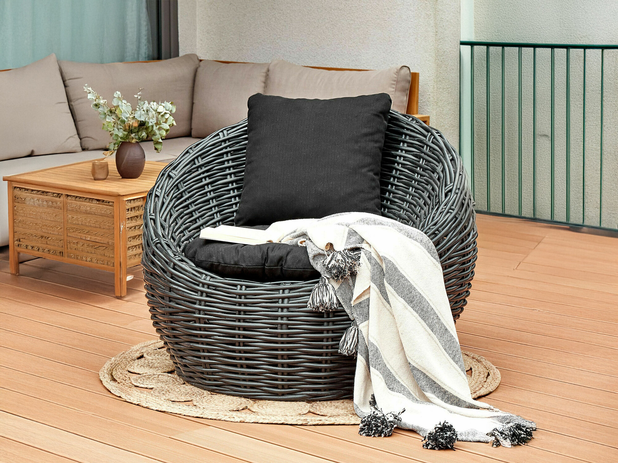 Садовое кресло Berwyn 2598 (Чёрный)