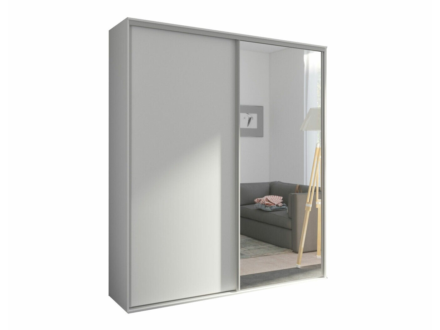 Skapis Murrieta 180 (Balts)