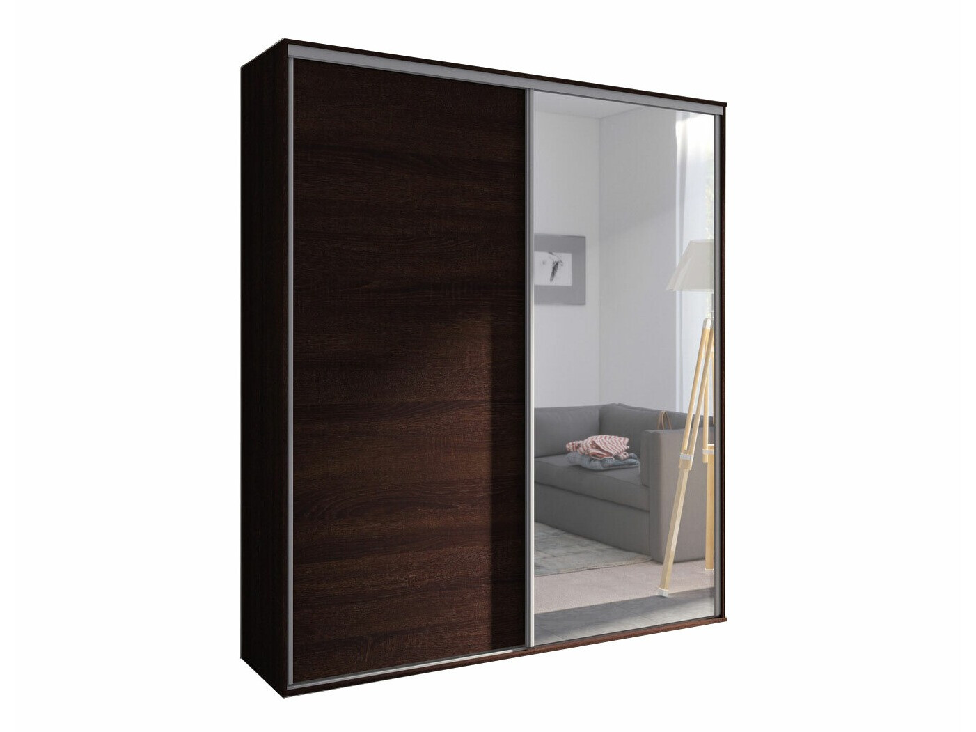 Skapis Murrieta 180 (Tumšais Sonoma ozols)