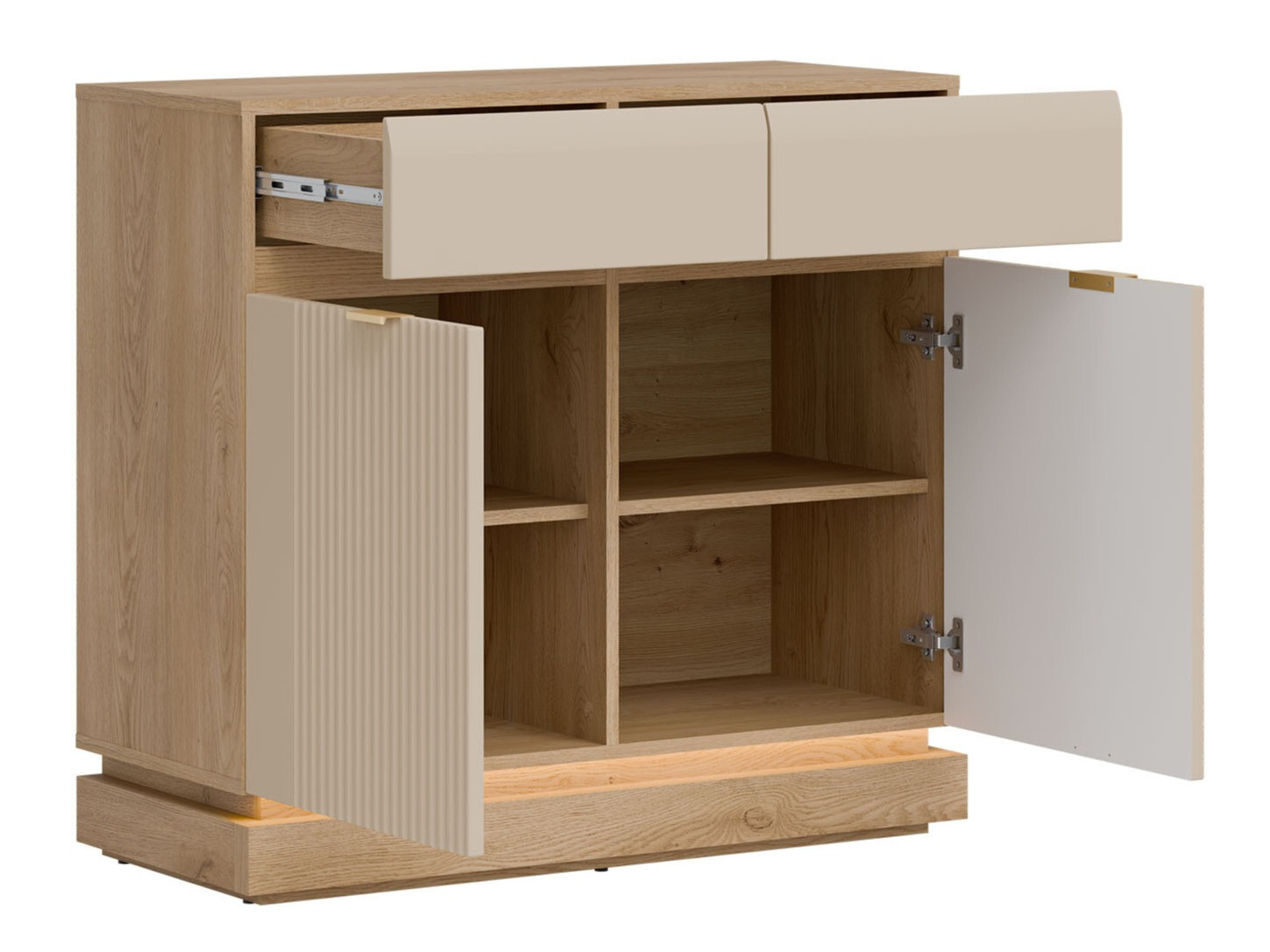 Спальный гарнитур Teselbu 117 (Кашемир + Дуб)