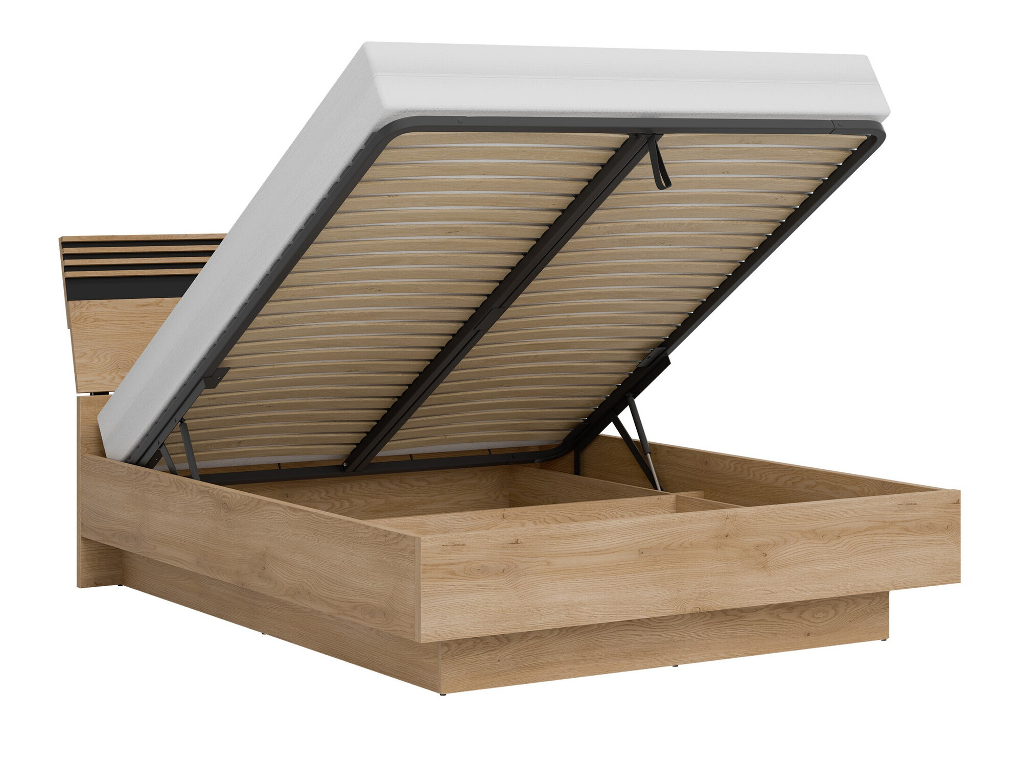 Спальный гарнитур Teselbu 117 (Серый + Дуб)