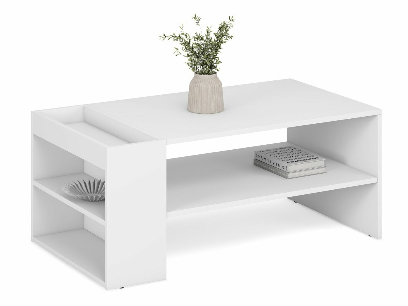 Žurnālu galdiņš Houston 1946 (Balts)