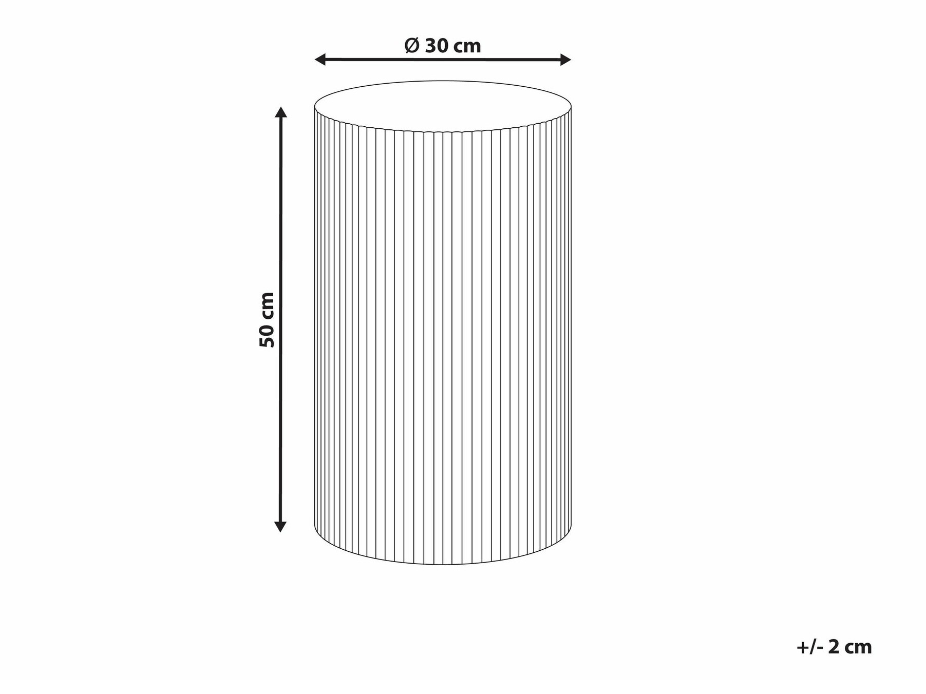 Kafijas galdiņš Berwyn 2636 (Melns)