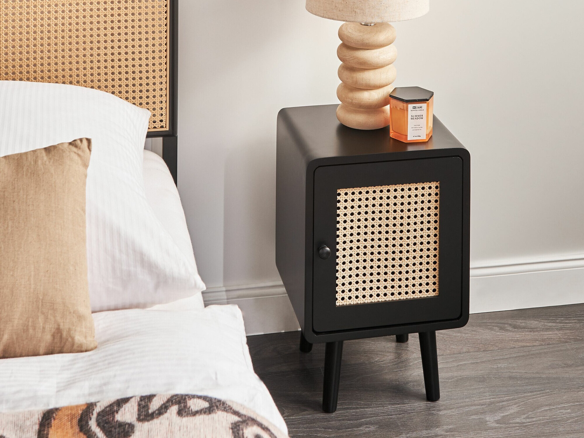 Прикроватная тумбочка Berwyn 2632 (Чёрный)