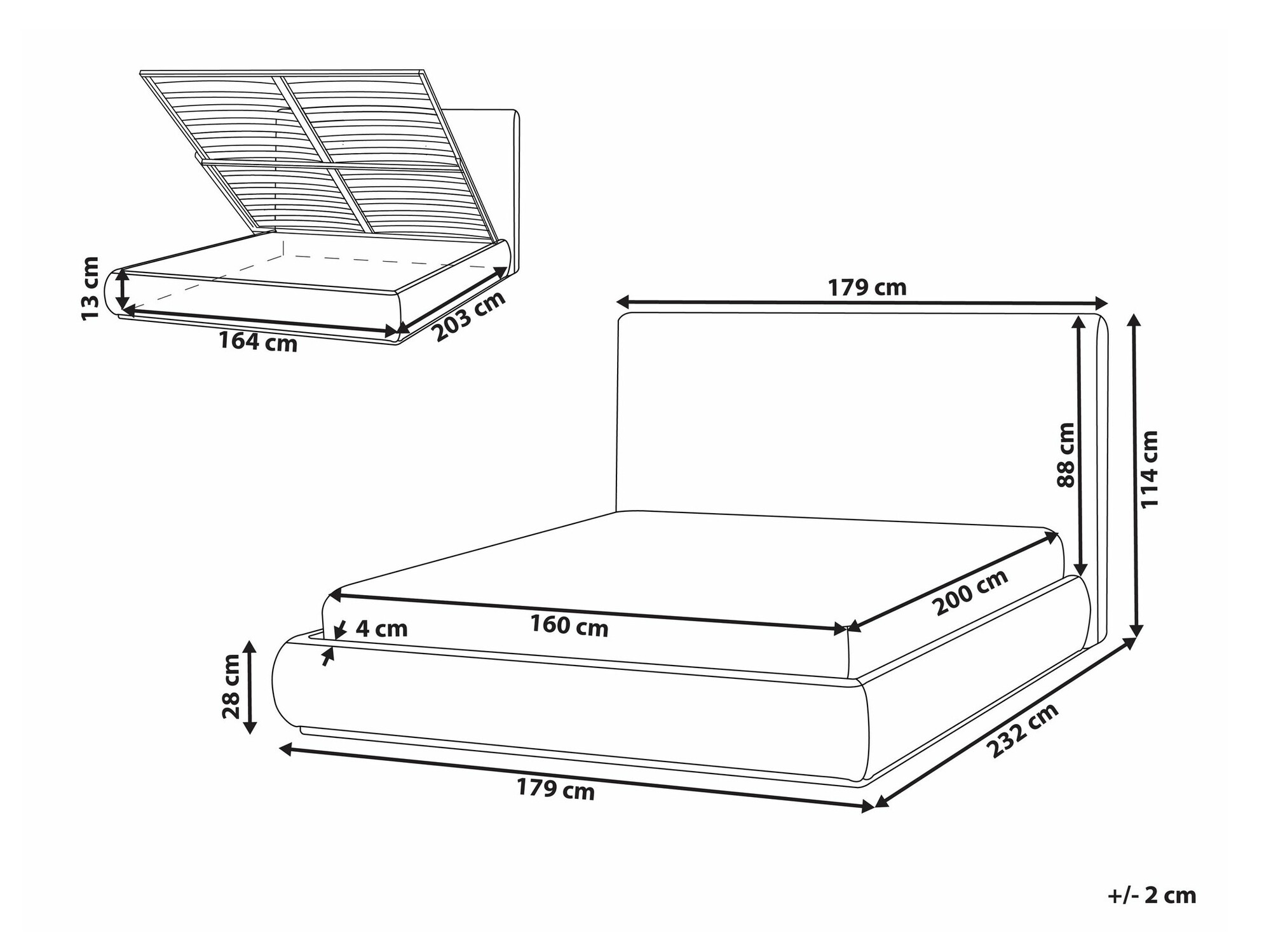 Кровать Berwyn 2642 (Коричневый)