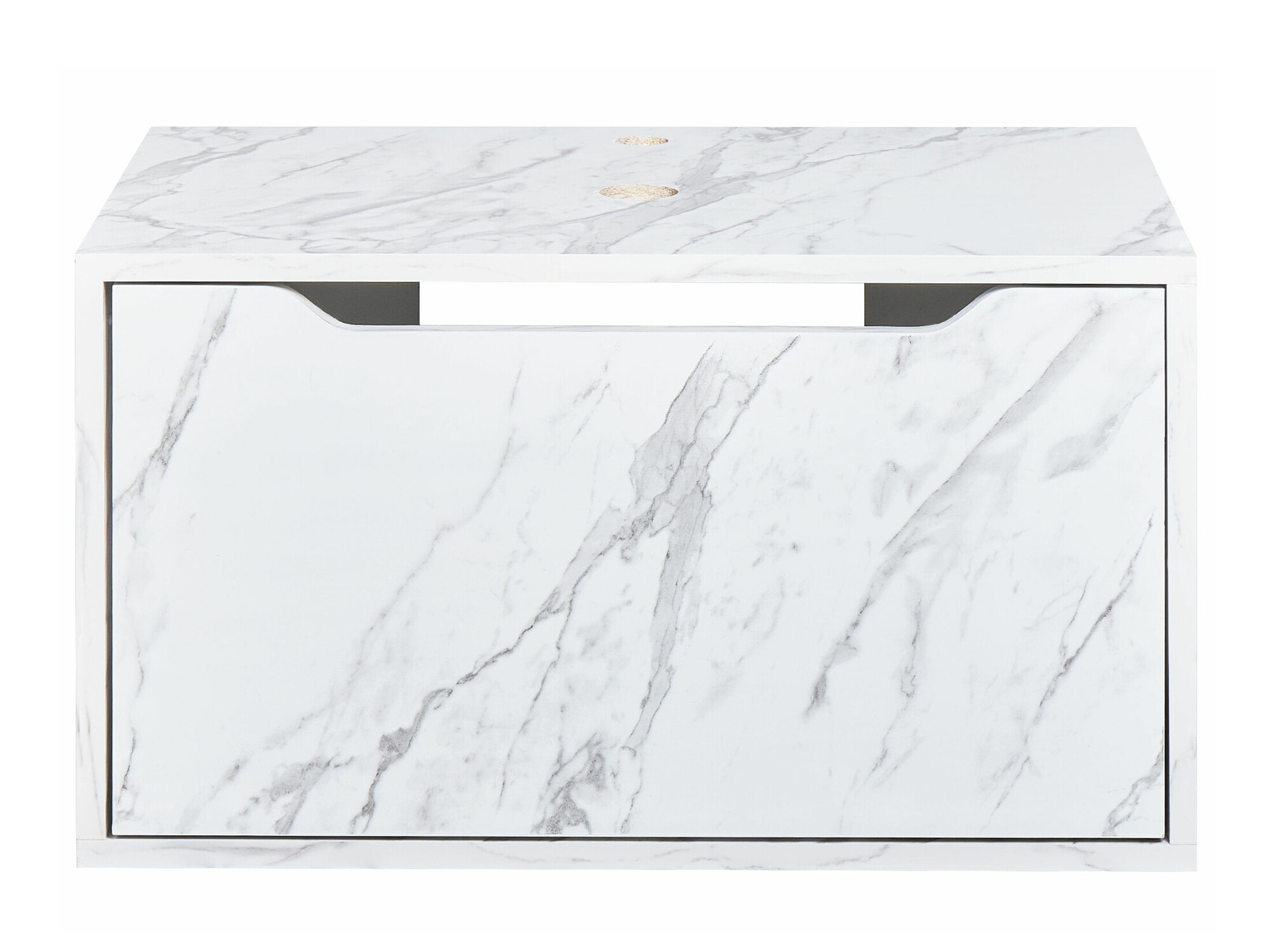 Piekarams vannas istabas skapītis izlietnei Berwyn 2644 (Balts marmors)