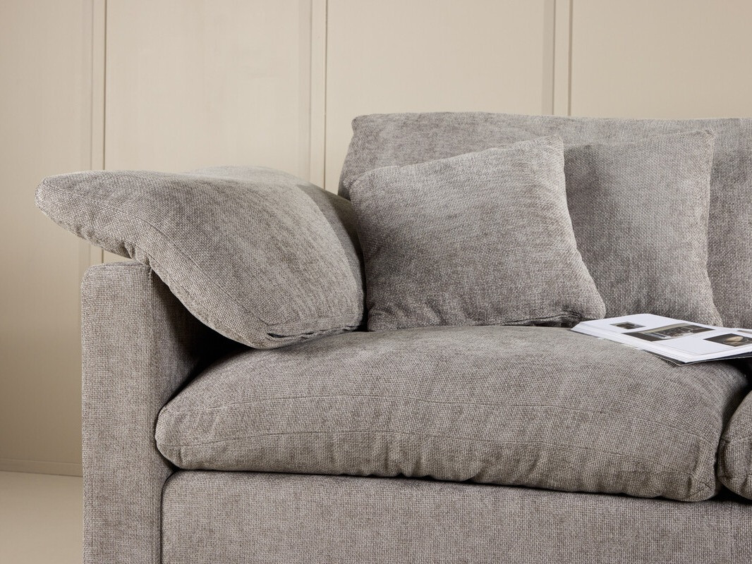 Stūra dīvāns Dallas 4813 (Tumši pelēks)