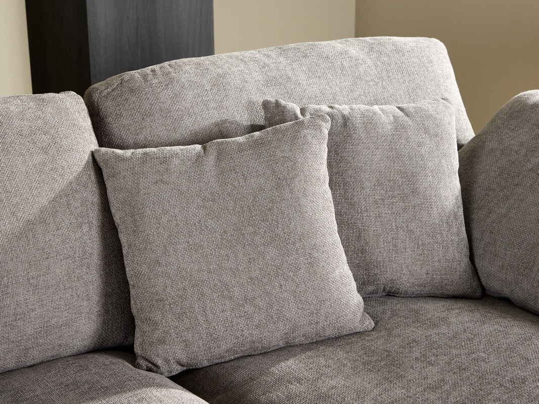 Stūra dīvāns Dallas 4813 (Tumši pelēks)