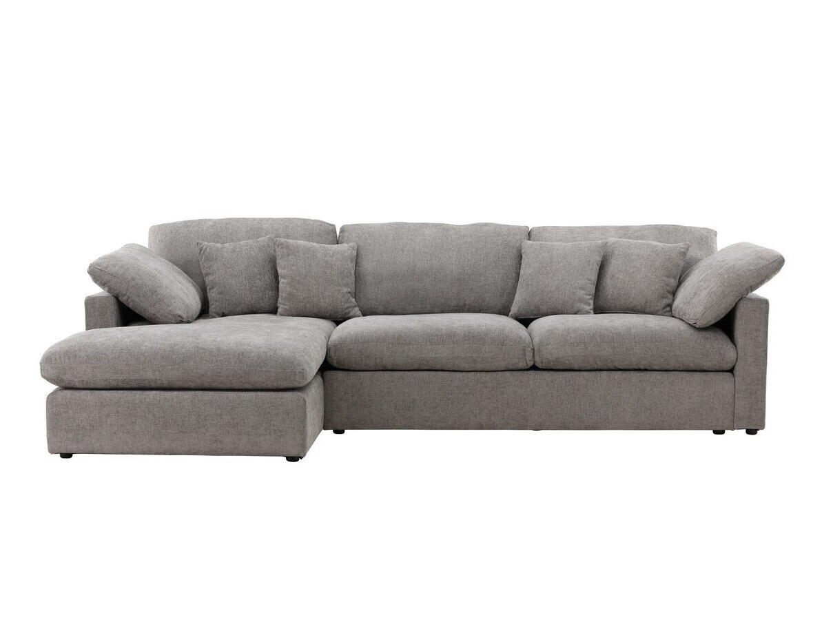 Stūra dīvāns Dallas 4813 (Tumši pelēks)