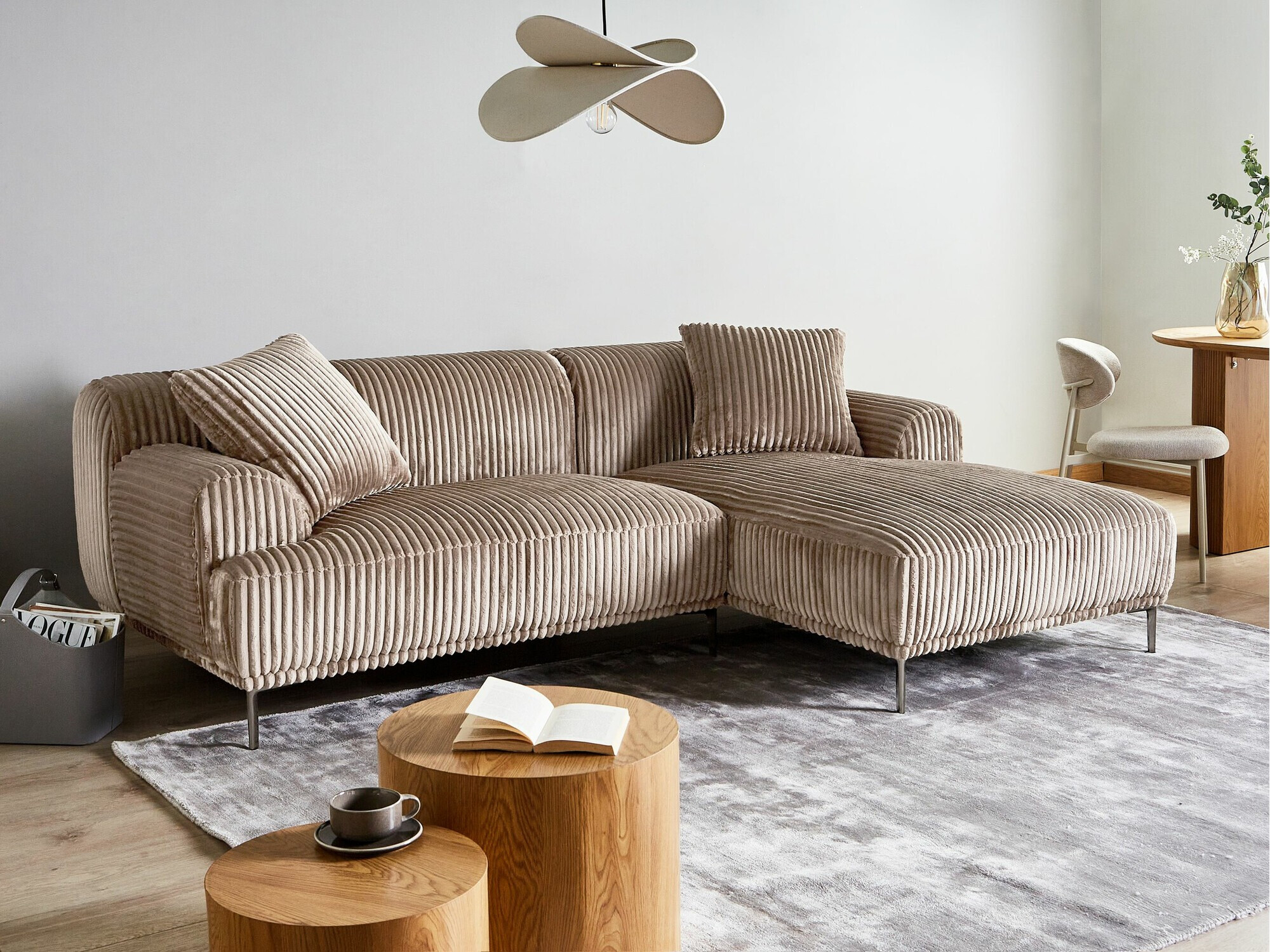 Угловой диван Berwyn 2640 (Светло-коричневый)