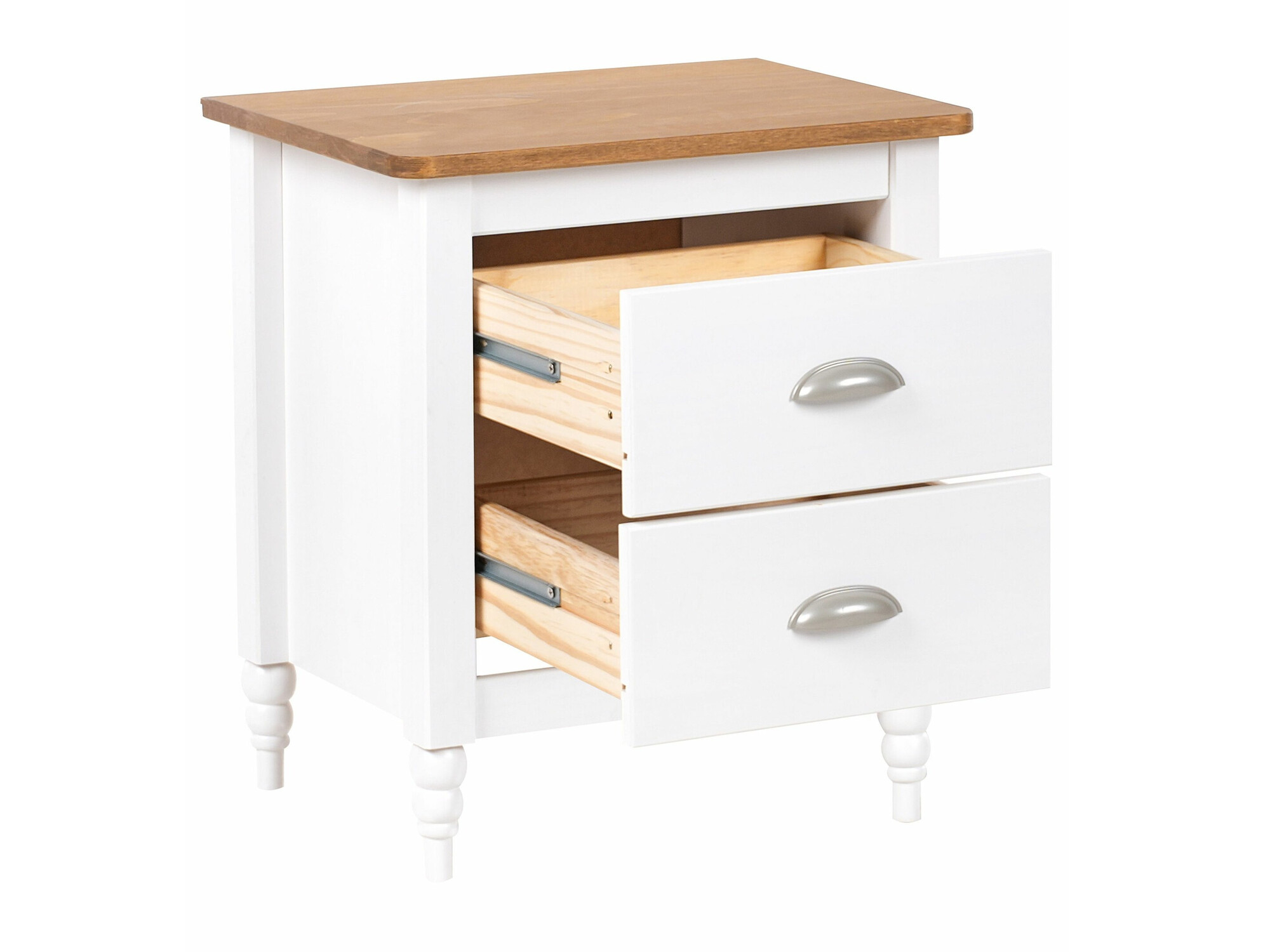 Naktsgaldiņš Berwyn 2481 (Balts + Gaišs koks)