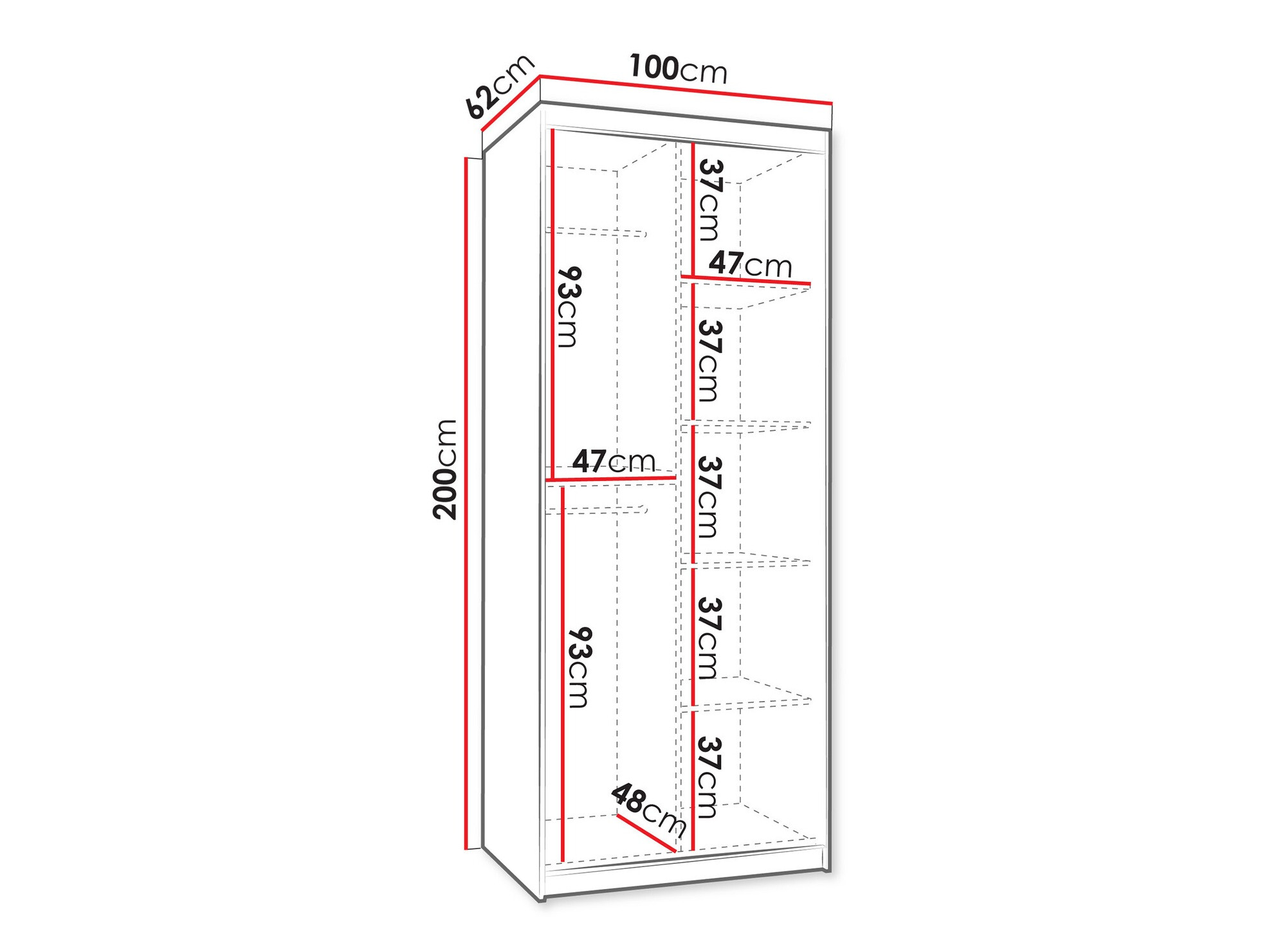 Шкаф Hartford 498 (Белый)