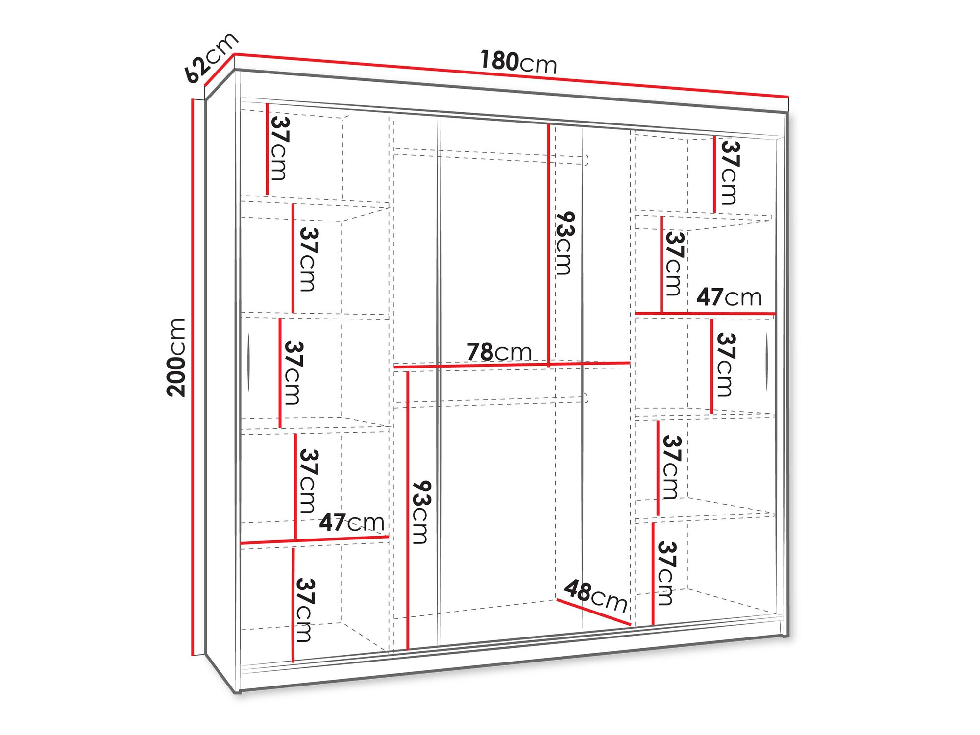 Шкаф Hartford 506 (Artisan дуб)