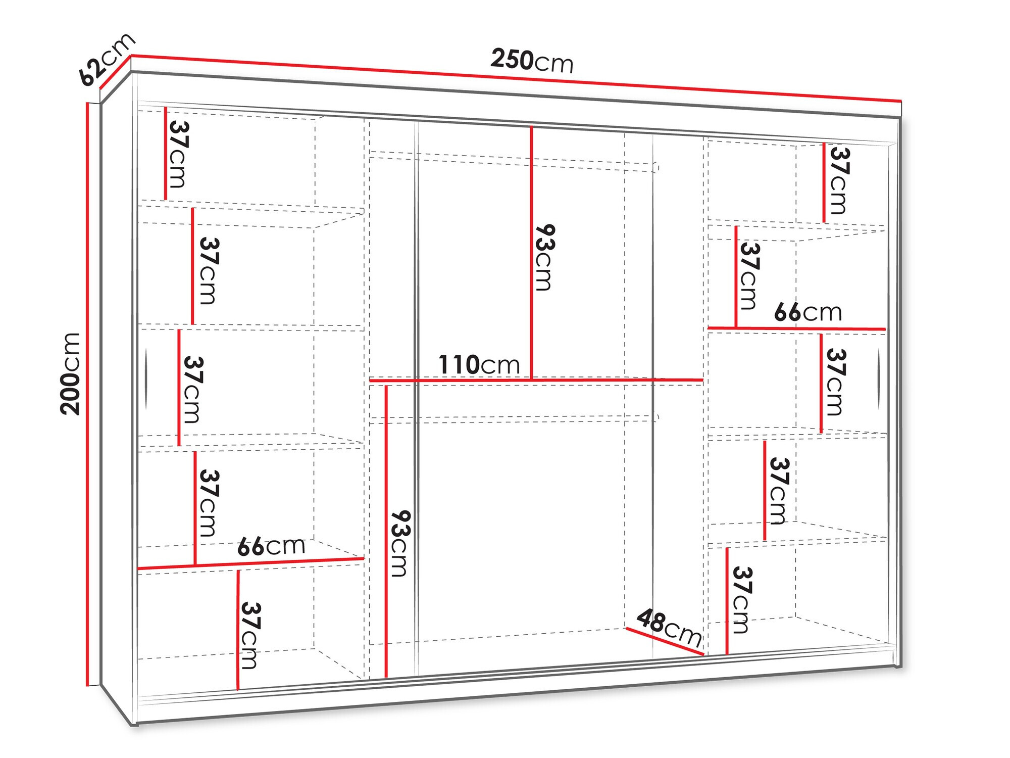 Skapis Hartford 497 (Balts)