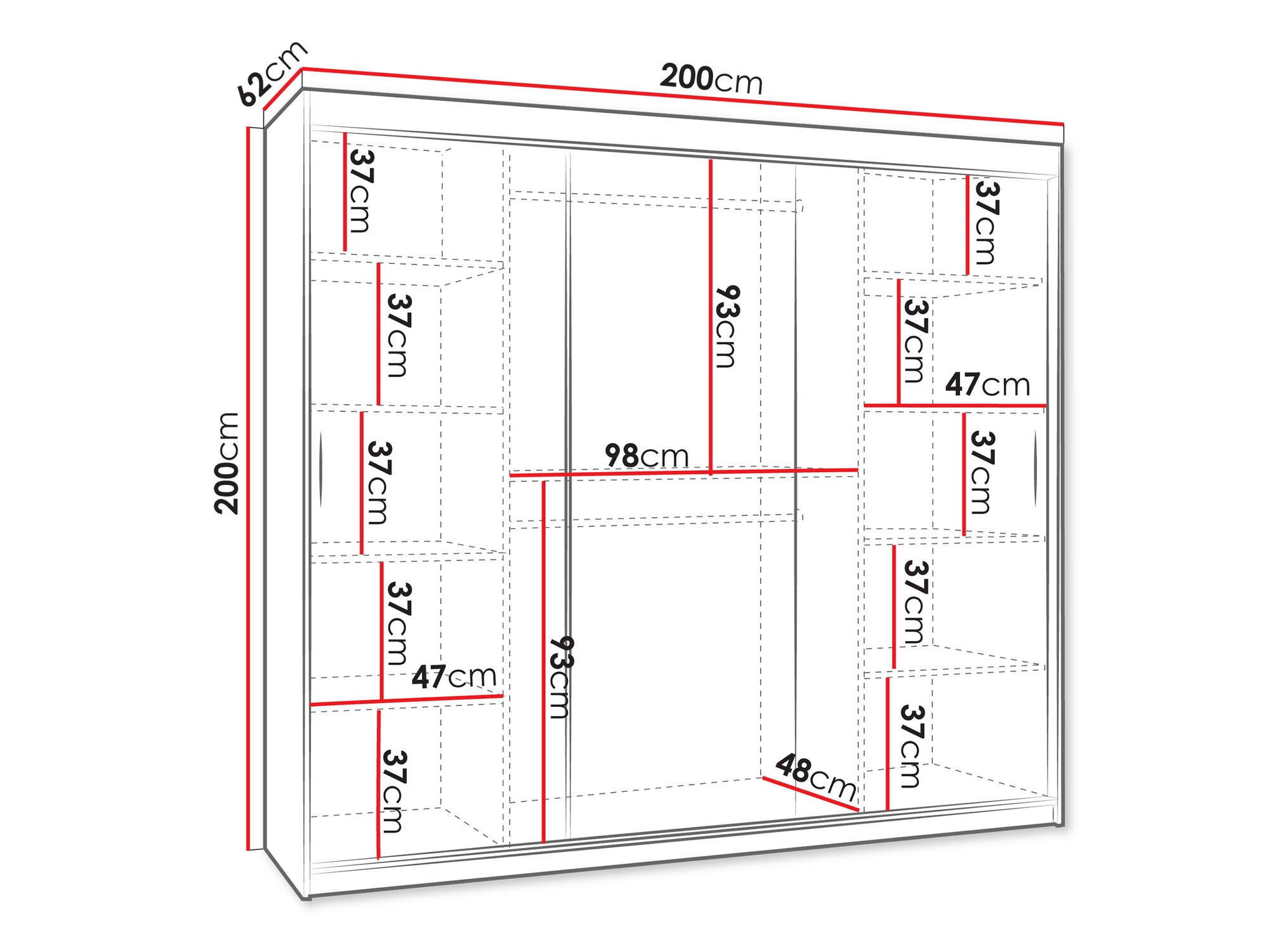 Skapis Hartford 499 (Balts)