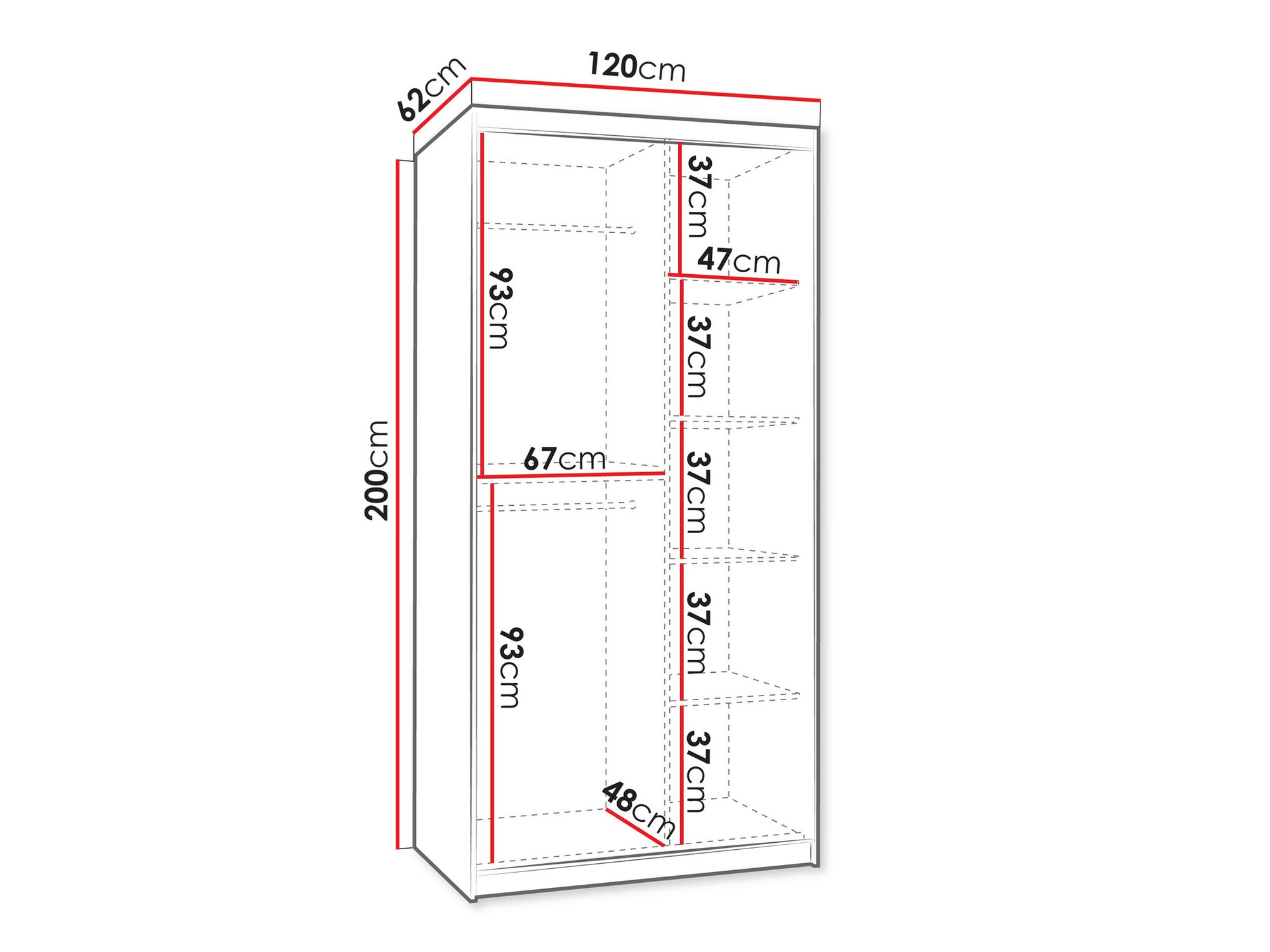 Skapis Hartford 501 (Artisan ozols)