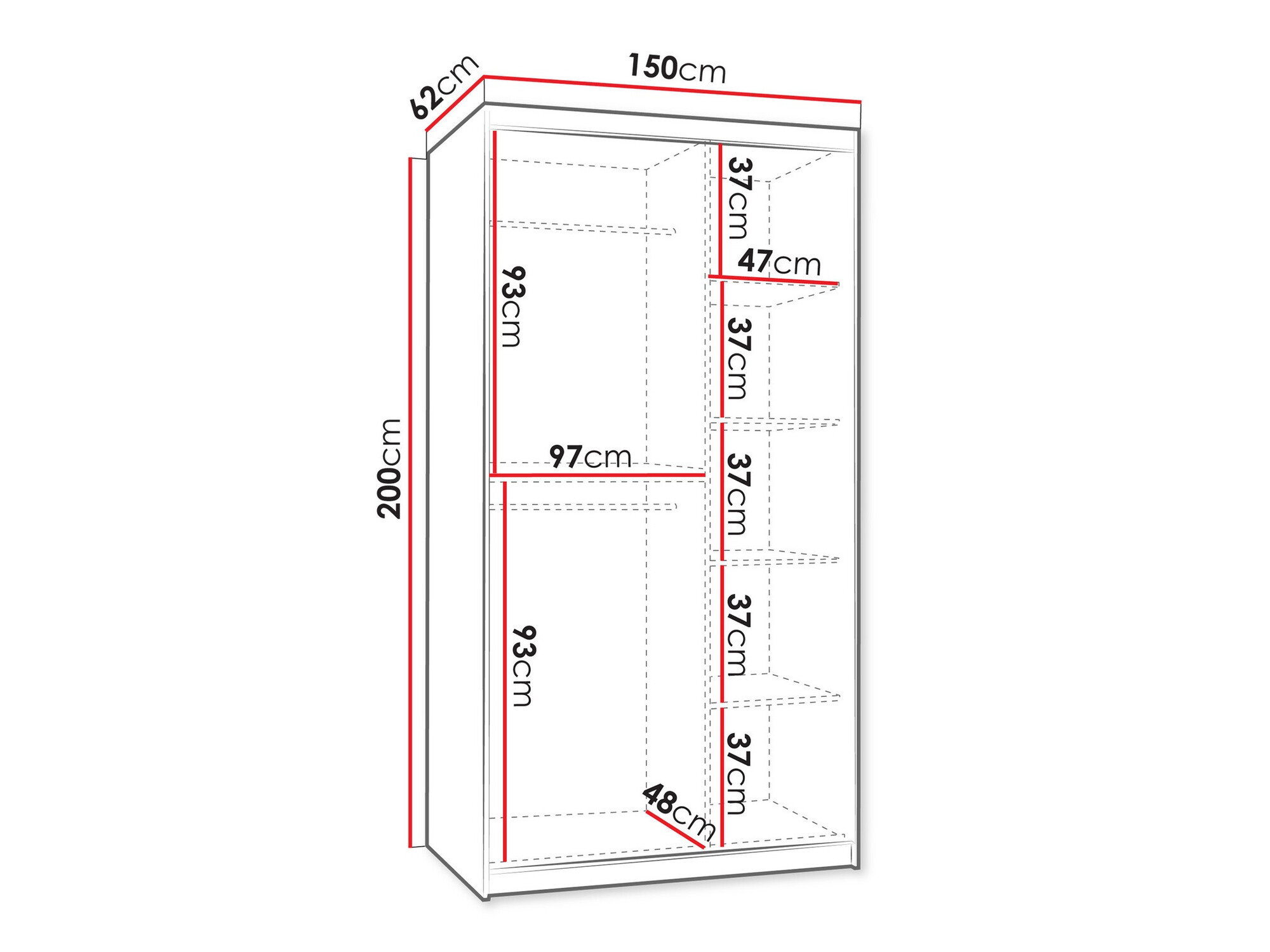 Skapis Hartford 503 (Kašmirs)
