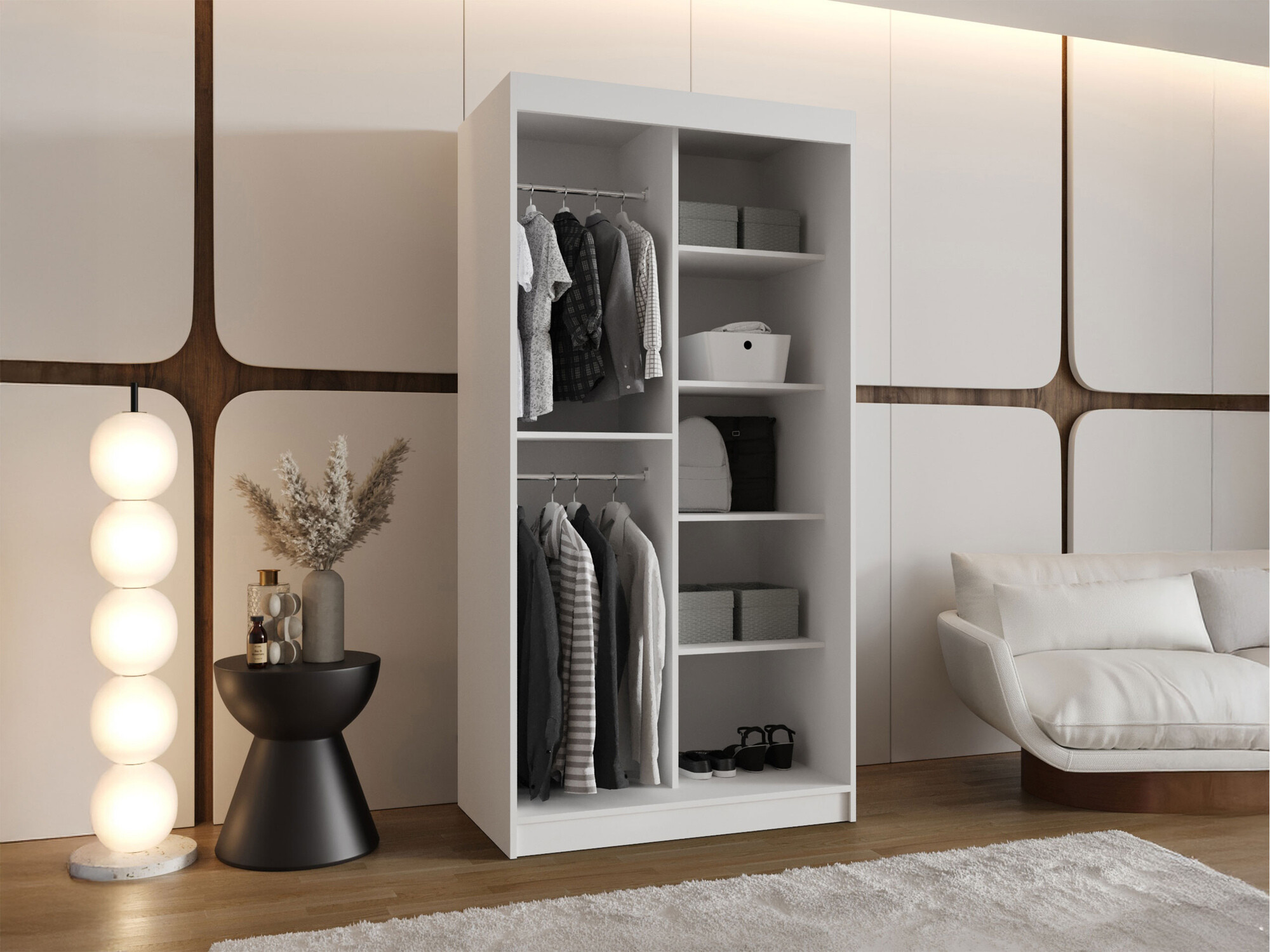 Skapis Hartford 505 (Melns)