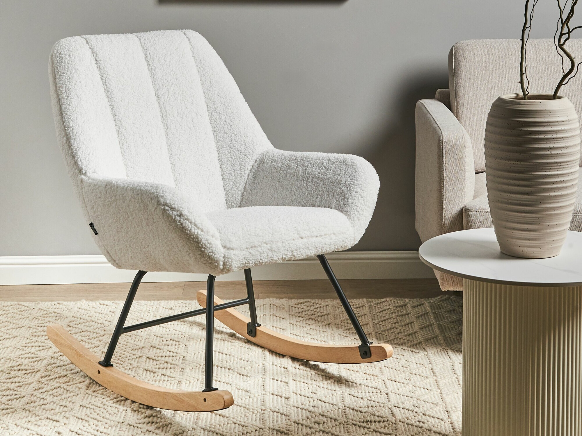 Šūpuļkrēsls Berwyn 2648 (Balts)