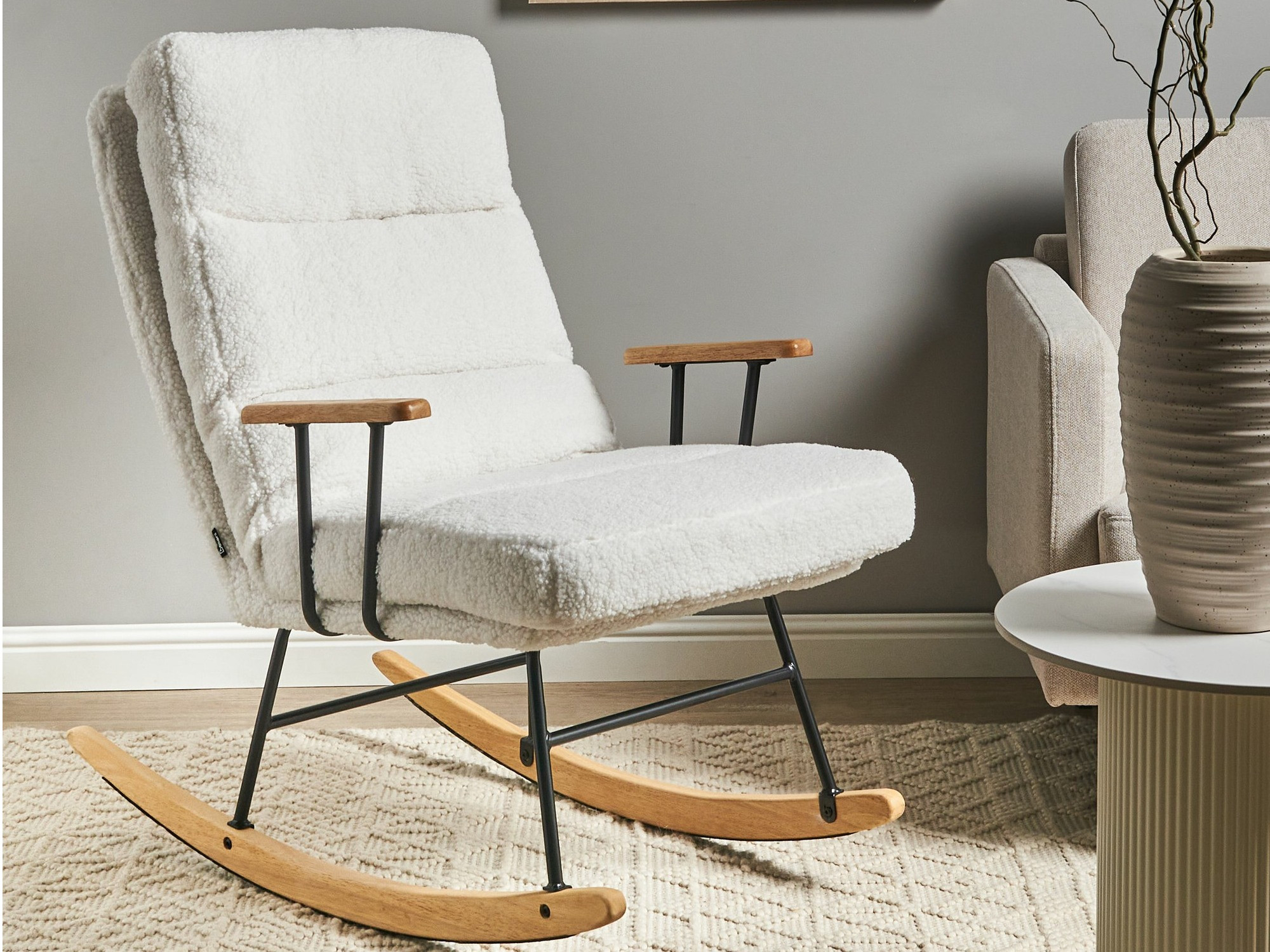 Šūpuļkrēsls Berwyn 2651 (Balts)