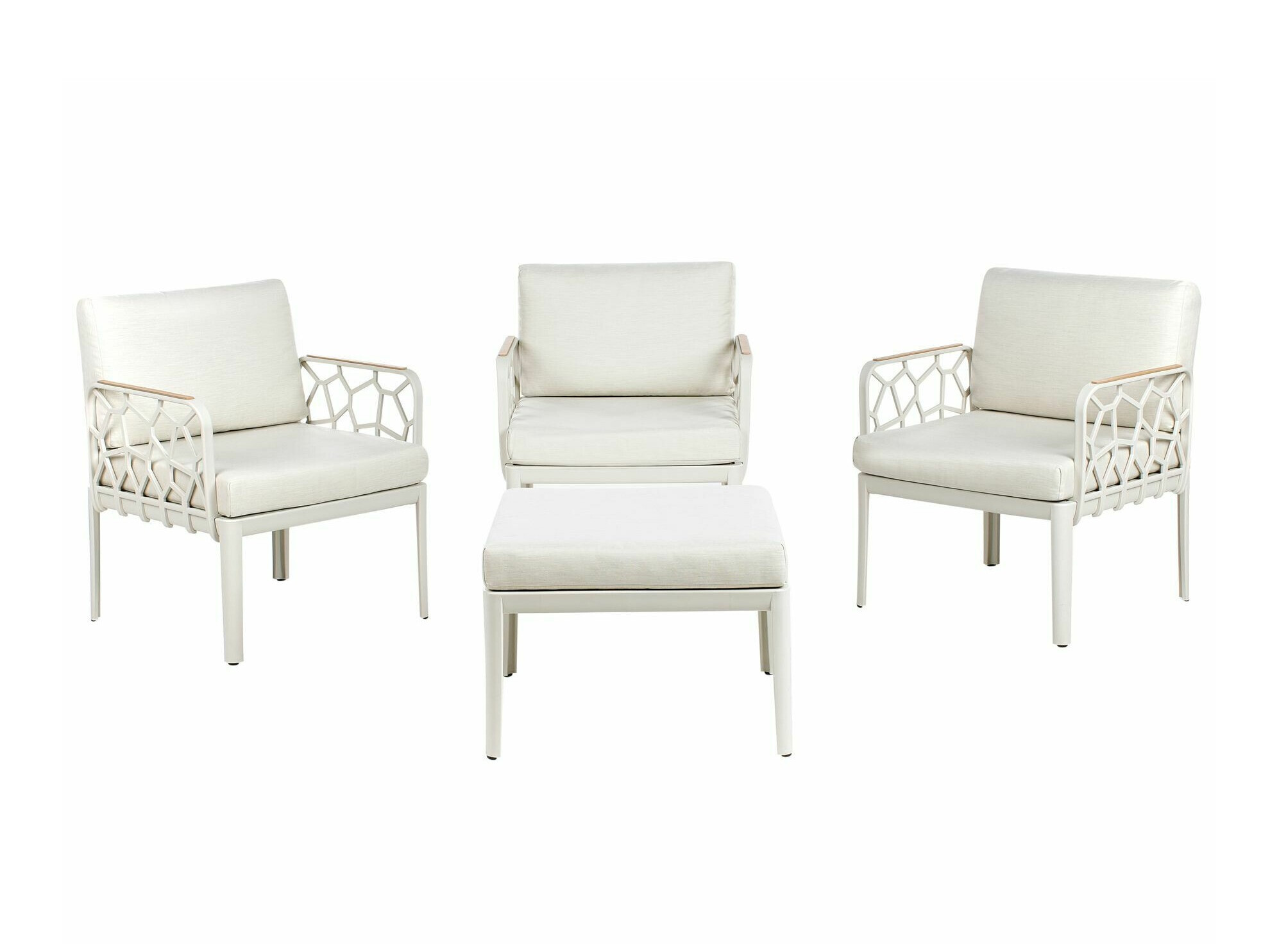 Dārza mēbeļu komplekts Berwyn 2653 (Bēšs)