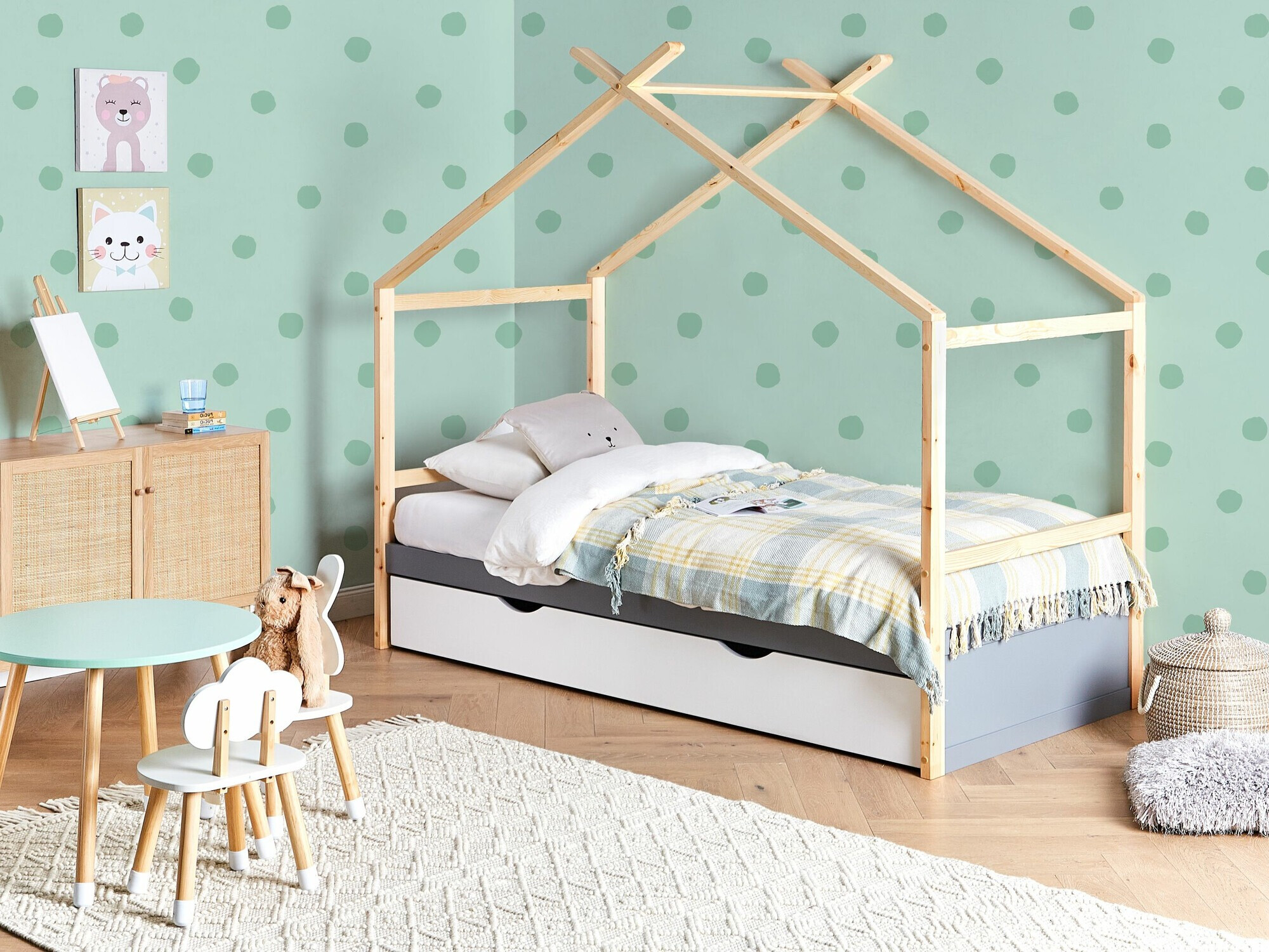 Gulta Berwyn 2652 (Pelēks + Gaišs koks)