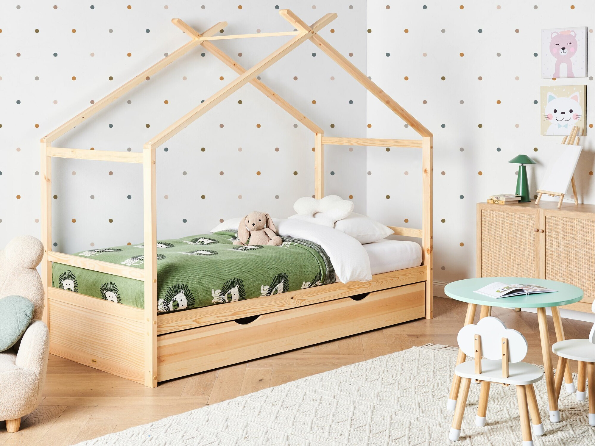 Кровать Berwyn 2652 (Светлое дерево)