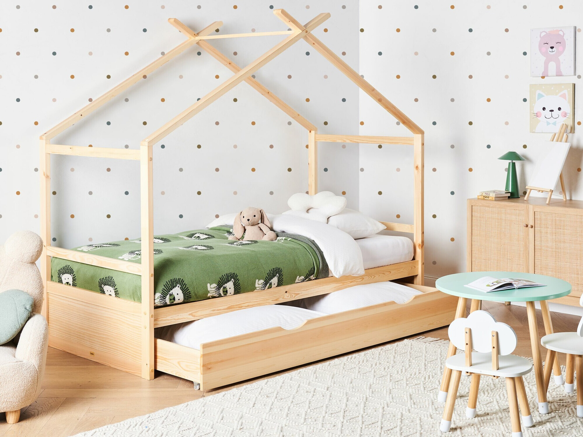 Кровать Berwyn 2652 (Светлое дерево)