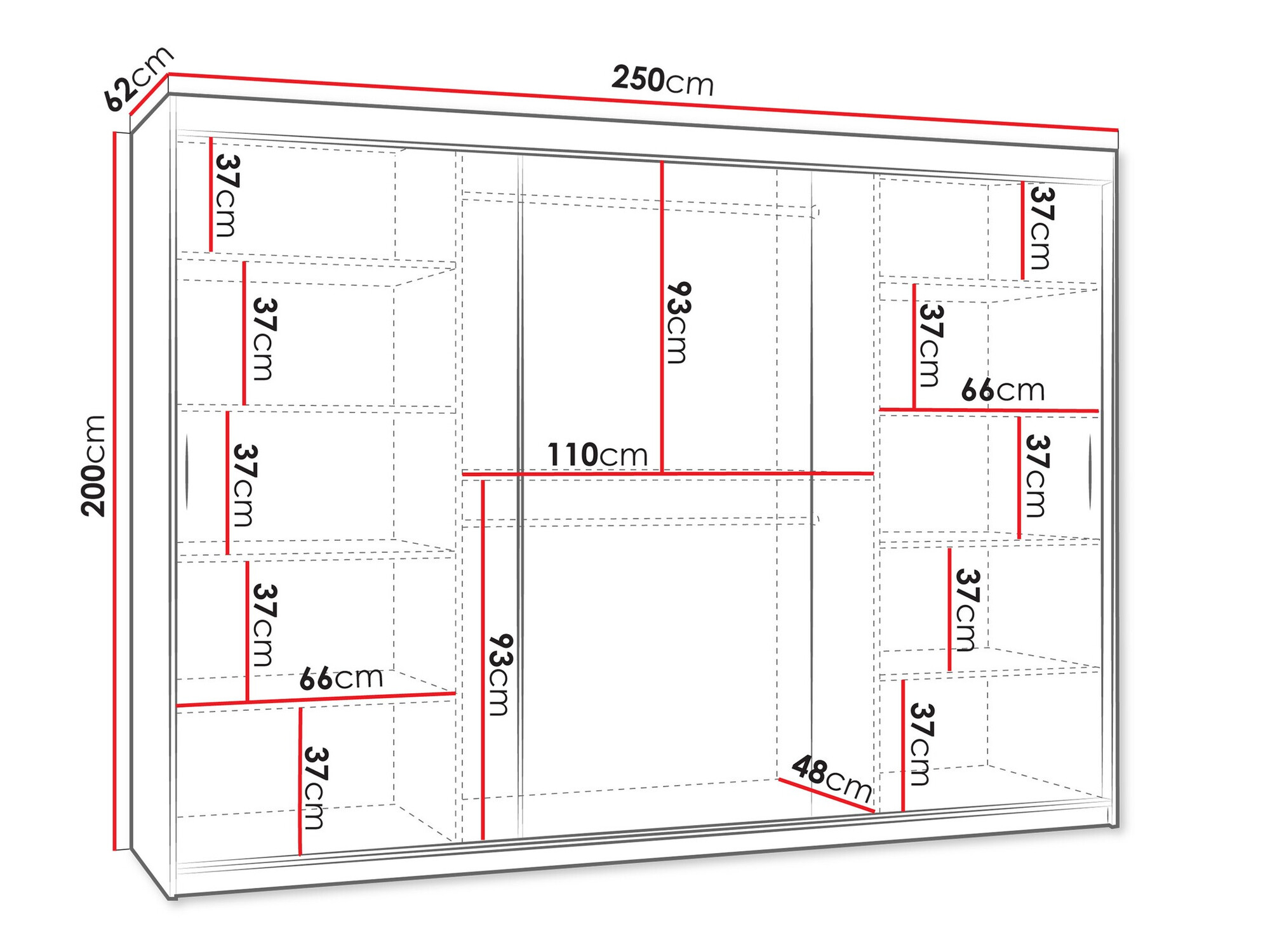 Skapis Hartford 508 (Balts)