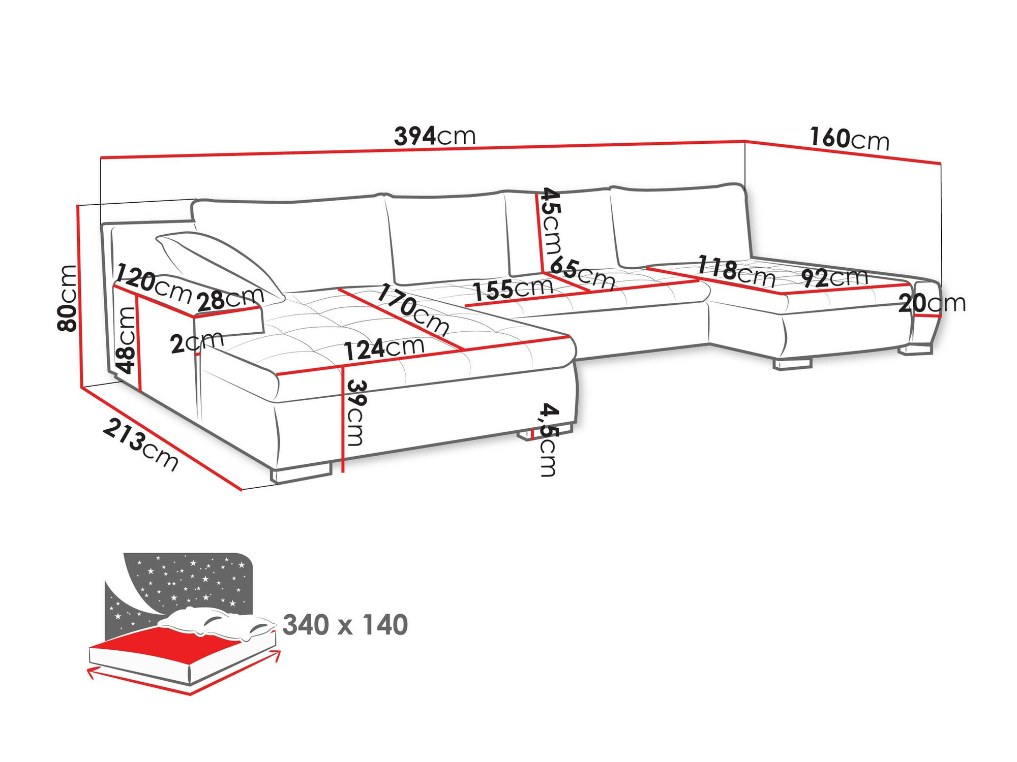 Stūra dīvāns Comfivo 106 (Clara 215.02)