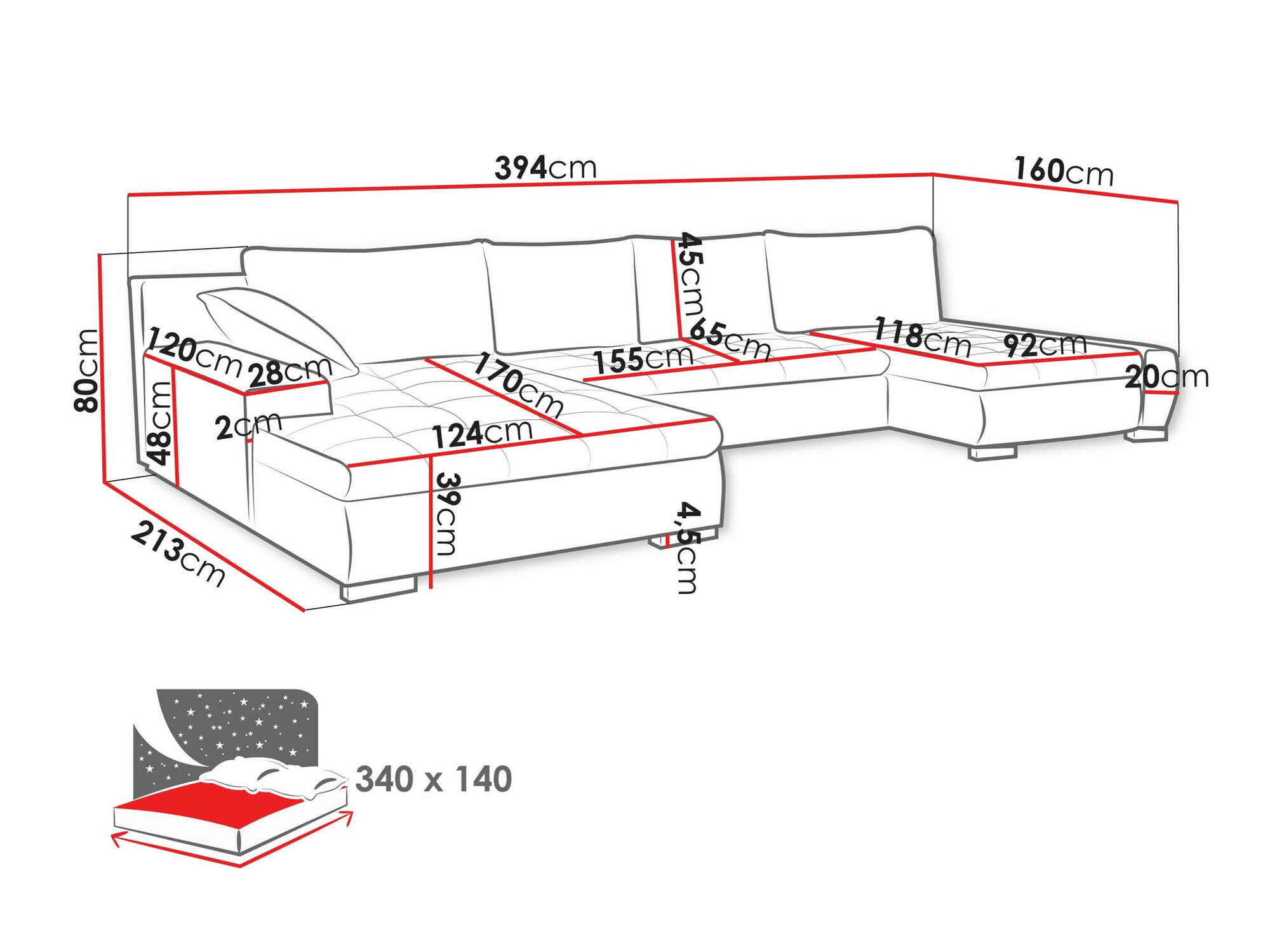 Stūra dīvāns Comfivo 106 (Clara 215.03)