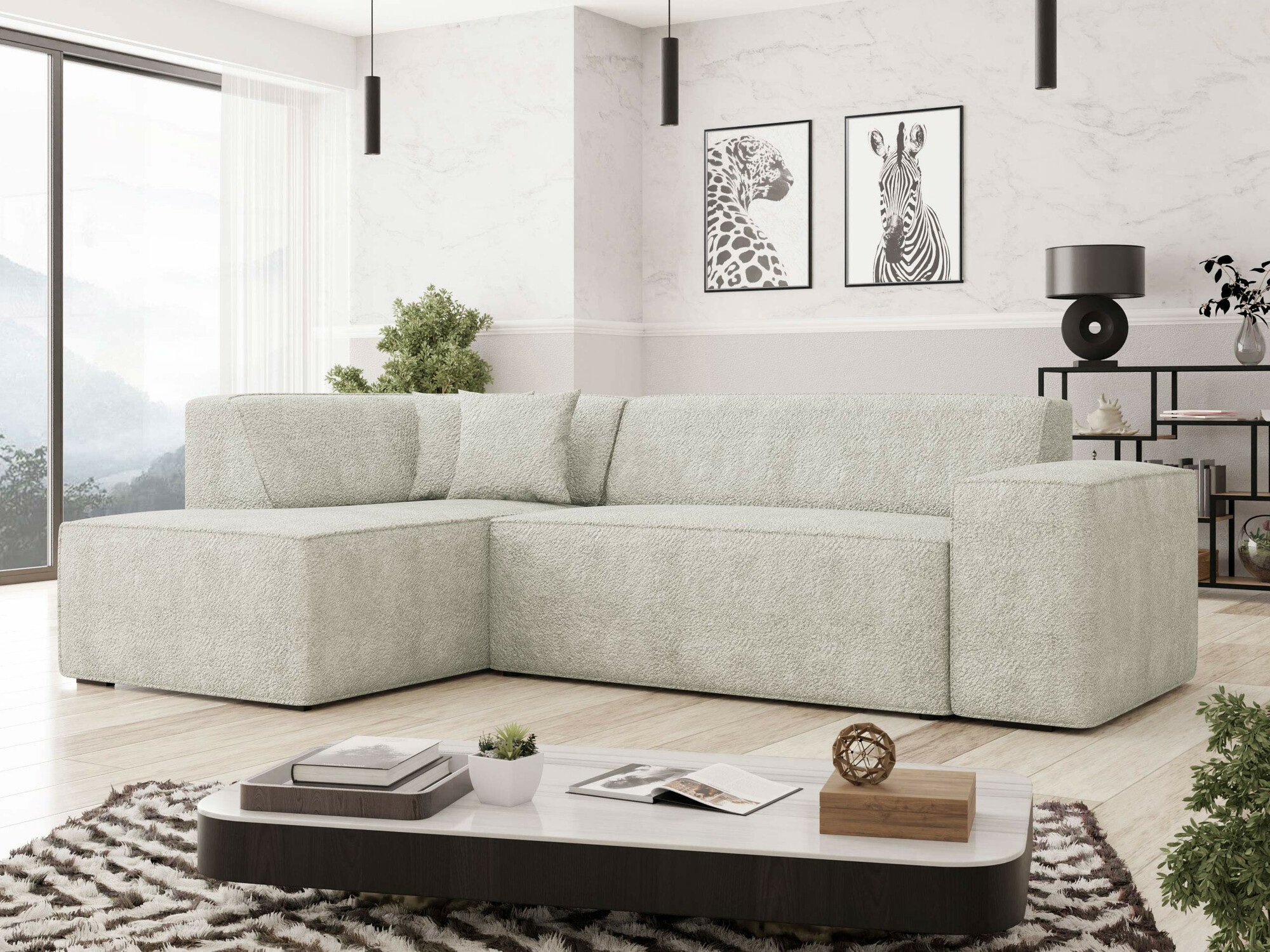 Stūra dīvāns Comfivo 289 (Coral 65)